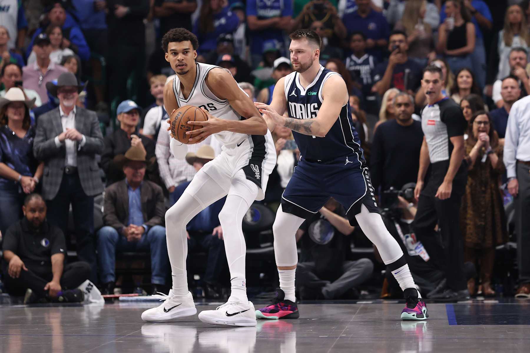 Victor Wembanyama and Luka DonÄiÄ