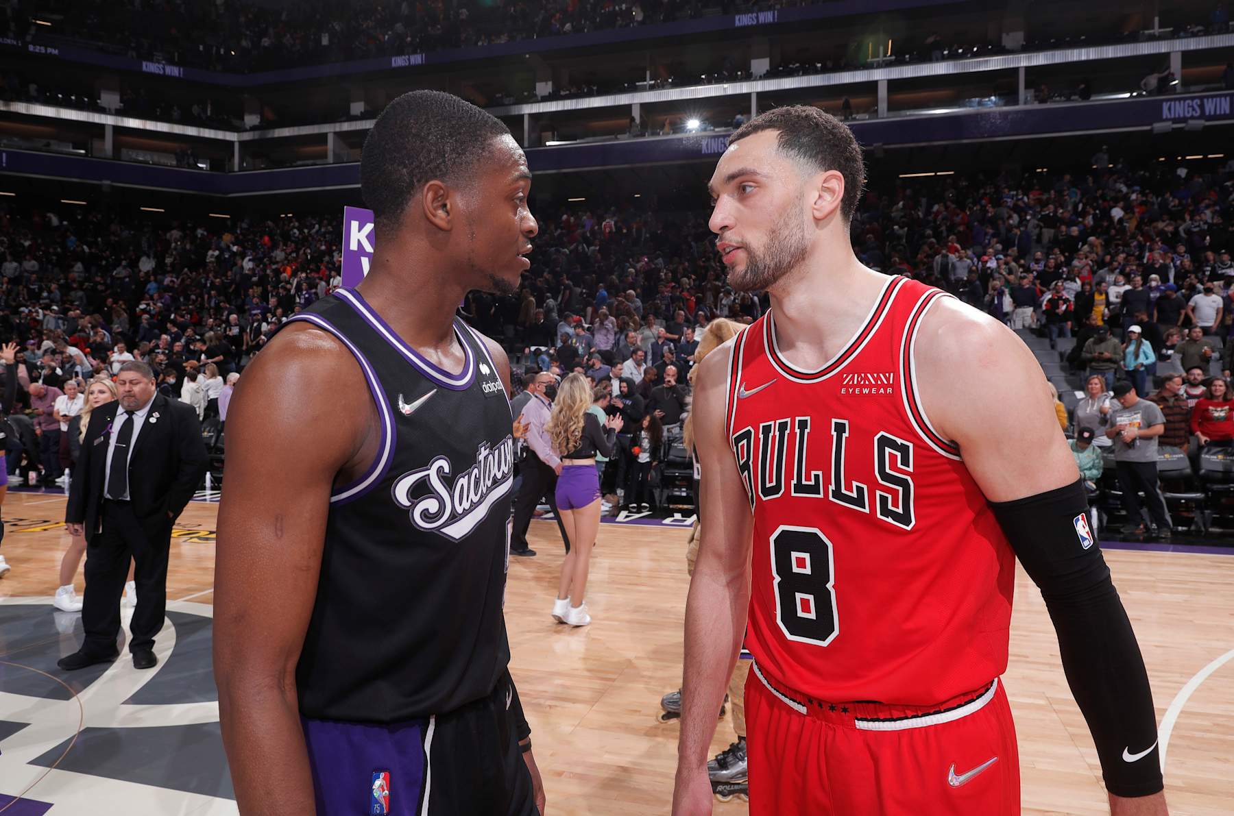 De'Aaron Fox and Zach LaVine De'Aaron Fox and Zach LaVine