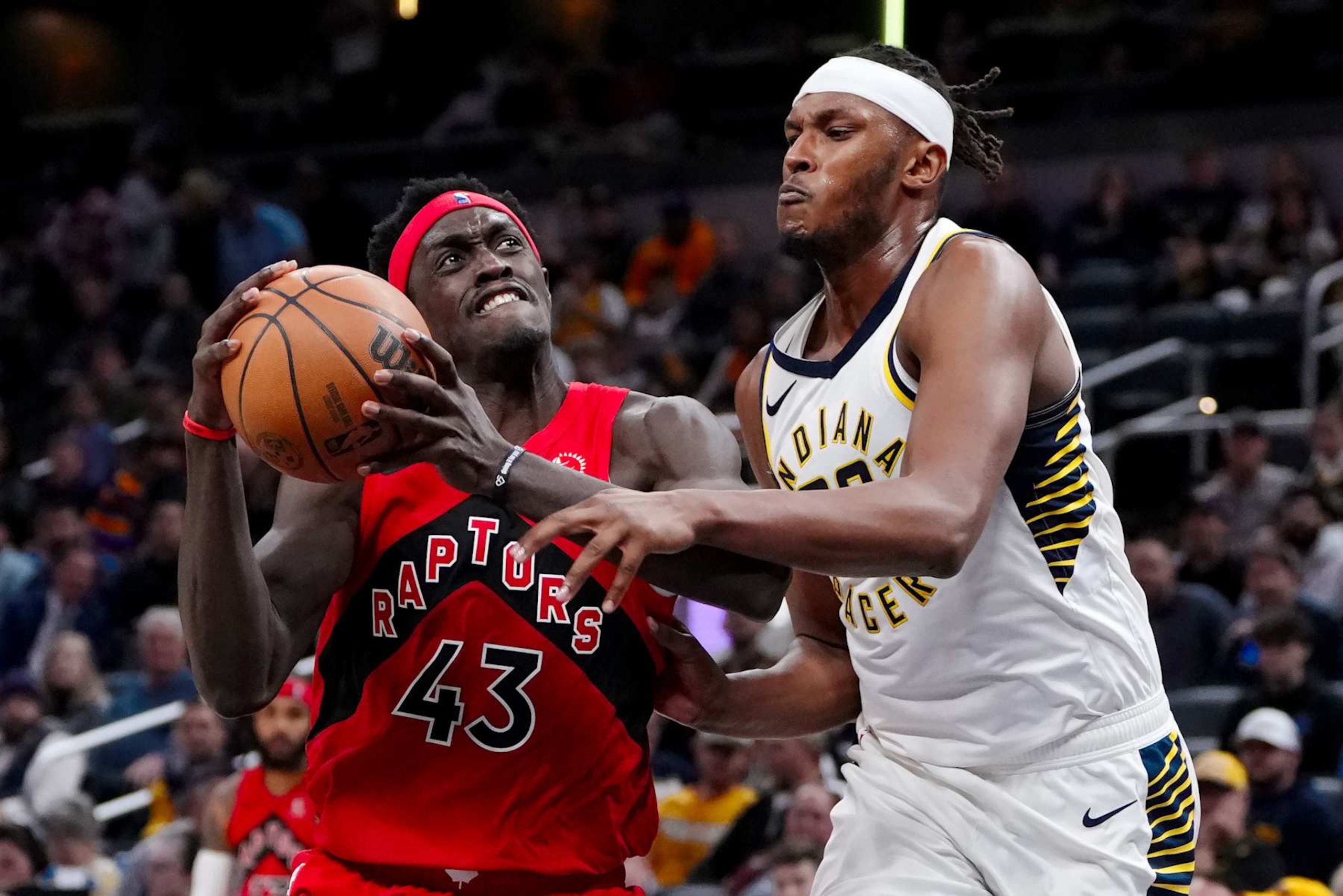 Pascal Siakam and Myles Turner