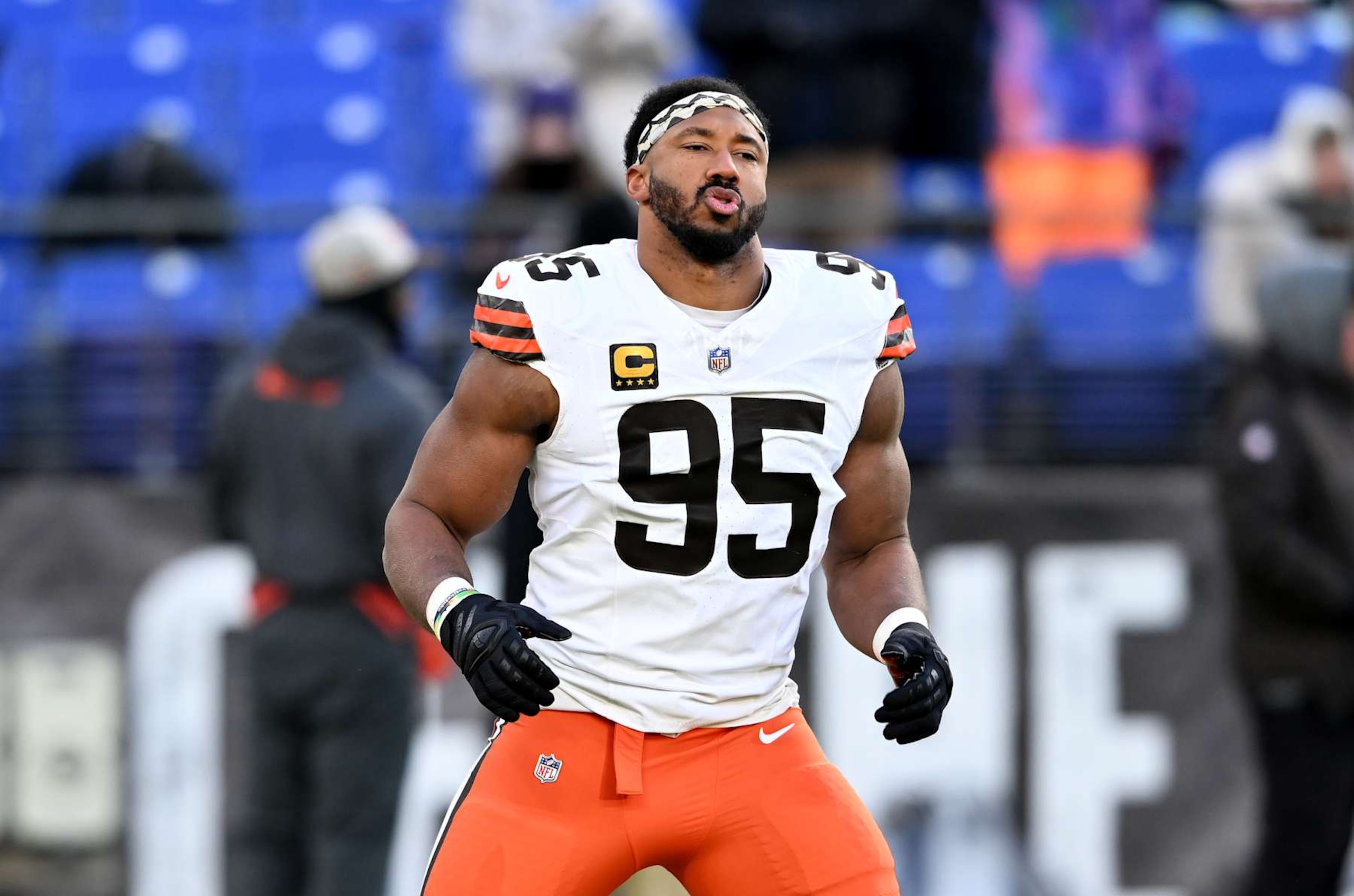 Cleveland Browns edge-rusher Myles Garrett