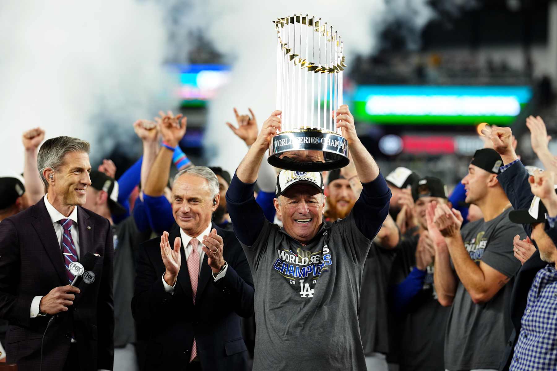 Mark Walter (center) in October 2024 Mark Walter (center) in October 2024