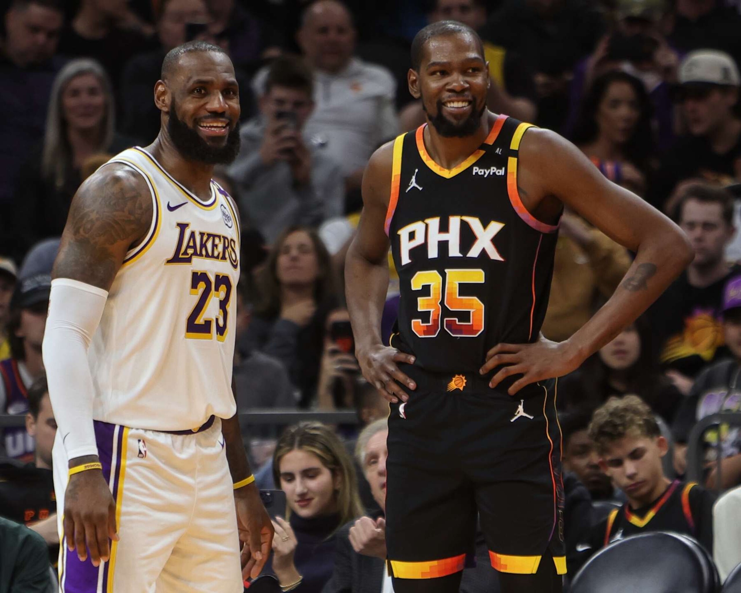 LeBron James and Kevin Durant