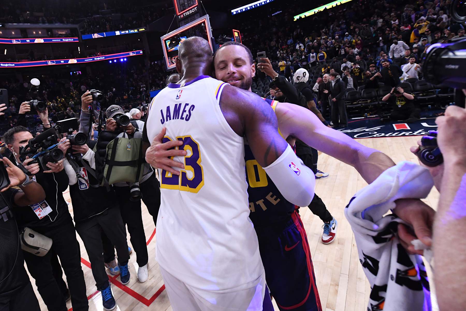 LeBron James and Stephen Curry