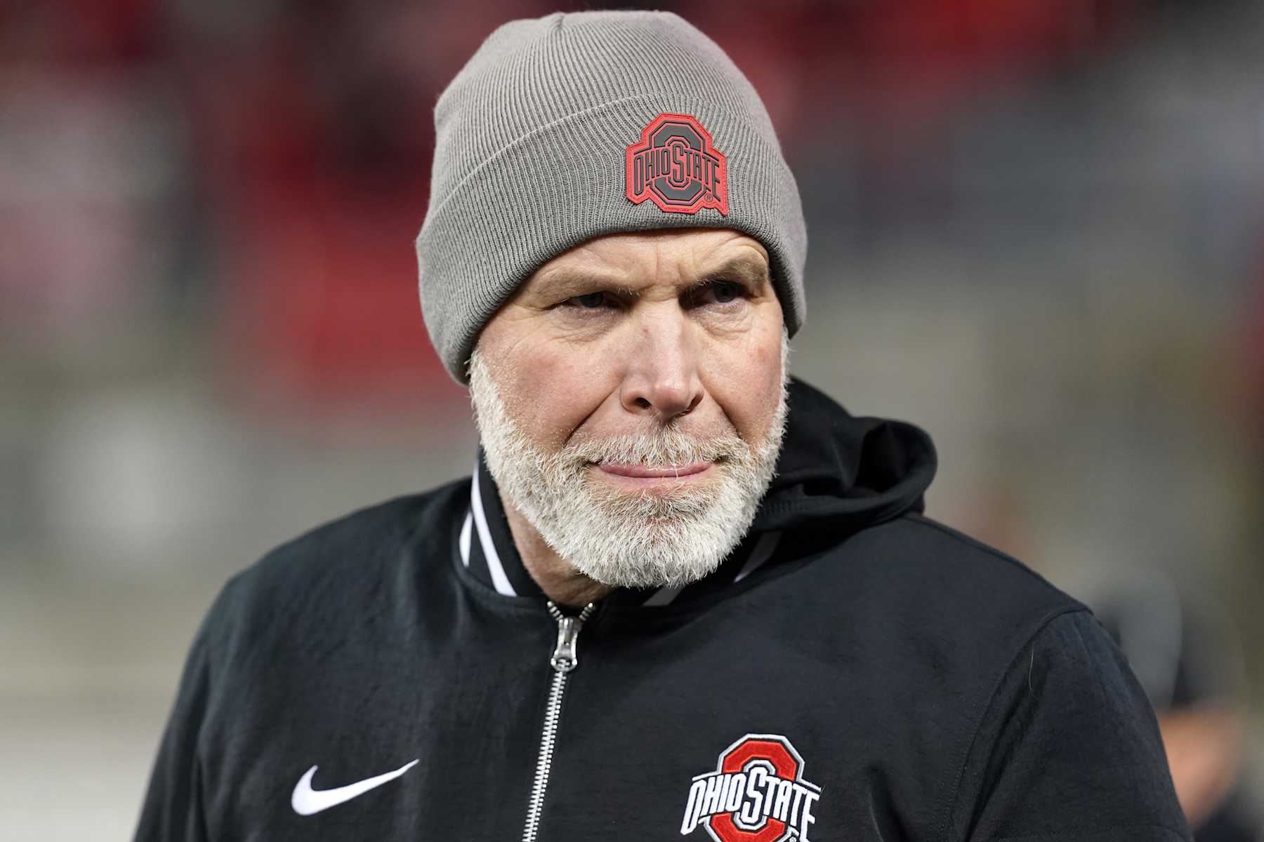 COLUMBUS, OHIO - DECEMBER 21: Defensive coordinator Jim Knowles of the Ohio State Buckeyes looks on before the game against the Tennessee Volunteers at Ohio Stadium on December 21, 2024 in Columbus, Ohio. (Photo by Jason Mowry/Getty Images)