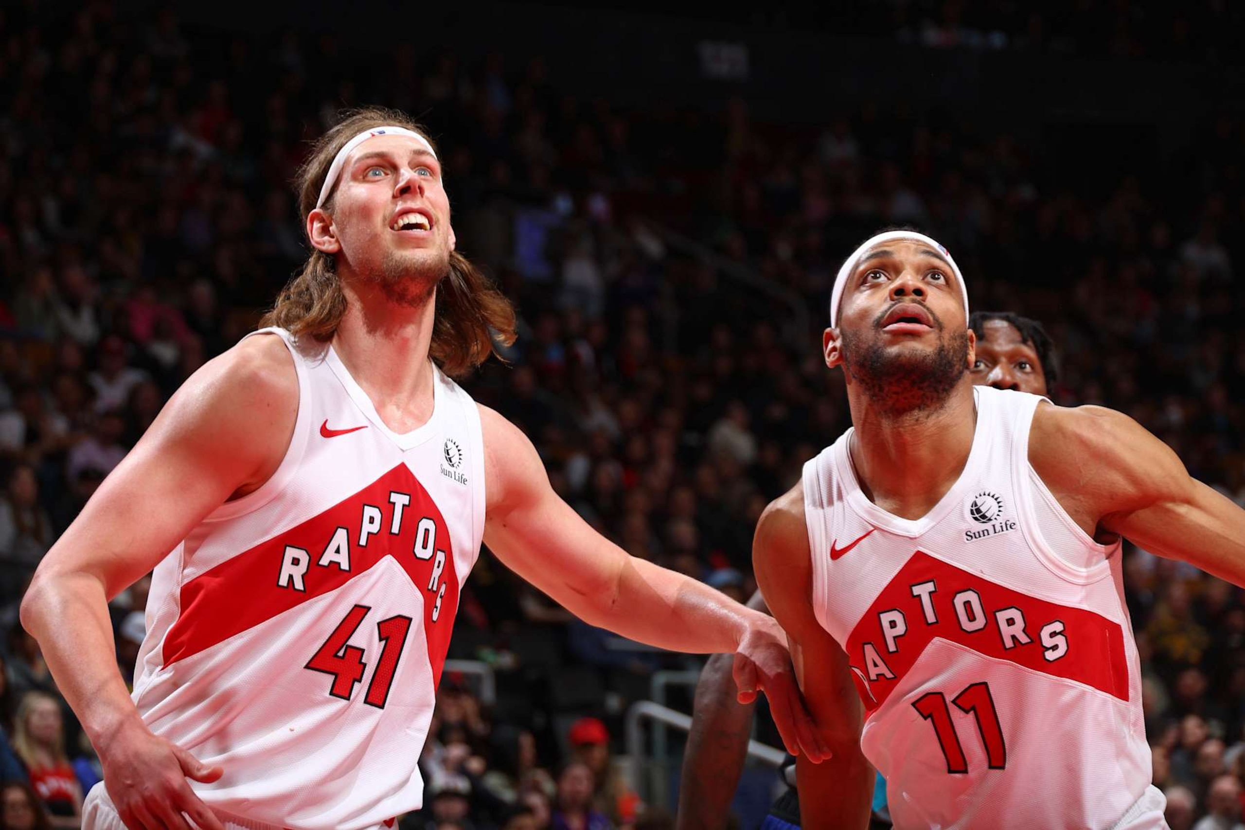 Kelly Olynyk and Bruce Brown