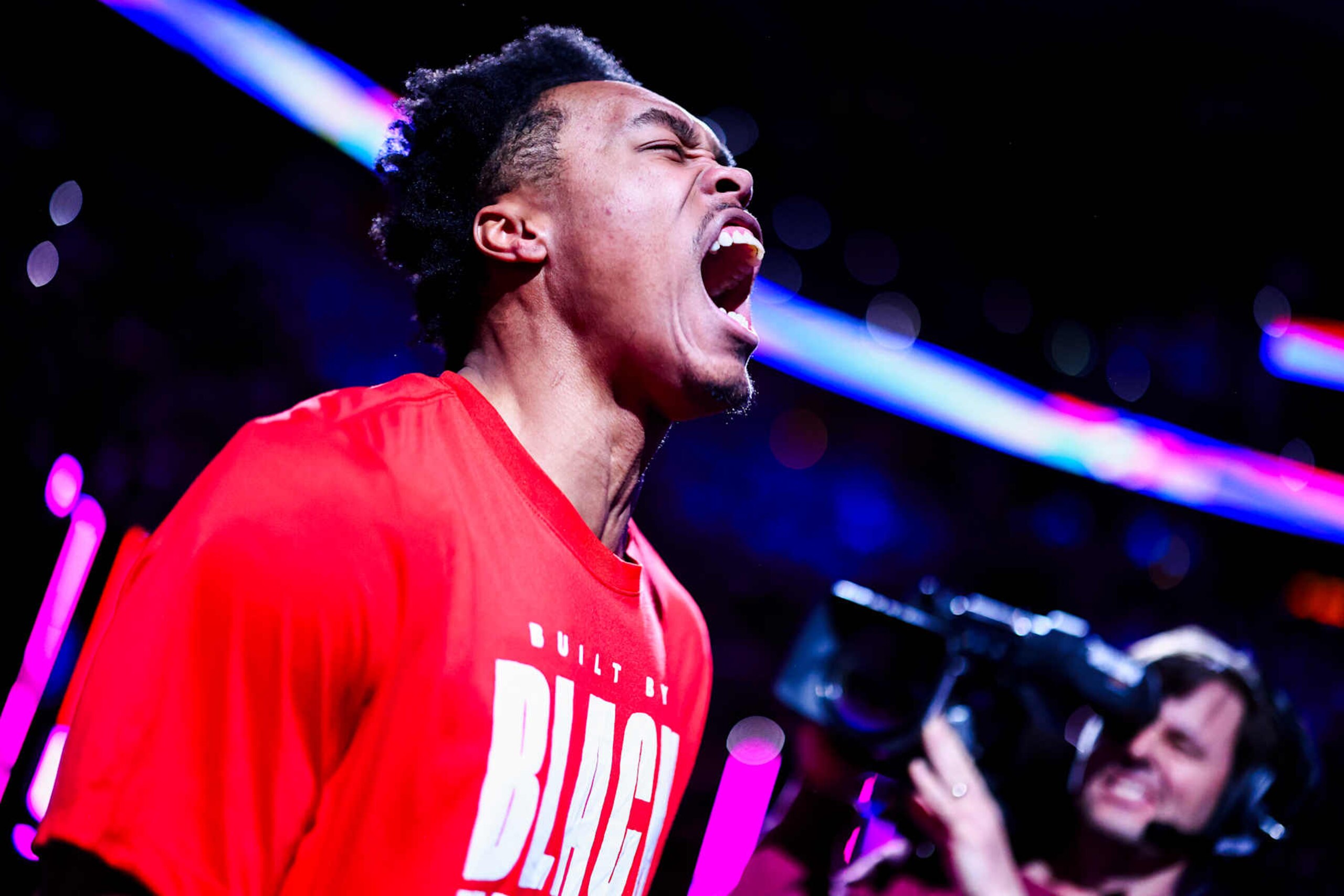 TORONTO, CANADA - FEBRUARY 5: Scottie Barnes #4 of the Toronto Raptors before the game against the Memphis Grizzlies on February 5, 2025 at the Scotiabank Arena in Toronto, Ontario, Canada. NOTE TO USER: User expressly acknowledges and agrees that, by downloading and or using this Photograph, user is consenting to the terms and conditions of the Getty Images License Agreement. Mandatory Copyright Notice: Copyright 2025 NBAE (Photo by Vaughn Ridley/NBAE via Getty Images) TORONTO, CANADA - FEBRUARY 5: Scottie Barnes #4 of the Toronto Raptors before the game against the Memphis Grizzlies on February 5, 2025 at the Scotiabank Arena in Toronto, Ontario, Canada. NOTE TO USER: User expressly acknowledges and agrees that, by downloading and or using this Photograph, user is consenting to the terms and conditions of the Getty Images License Agreement. Mandatory Copyright Notice: Copyright 2025 NBAE (Photo by Vaughn Ridley/NBAE via Getty Images)