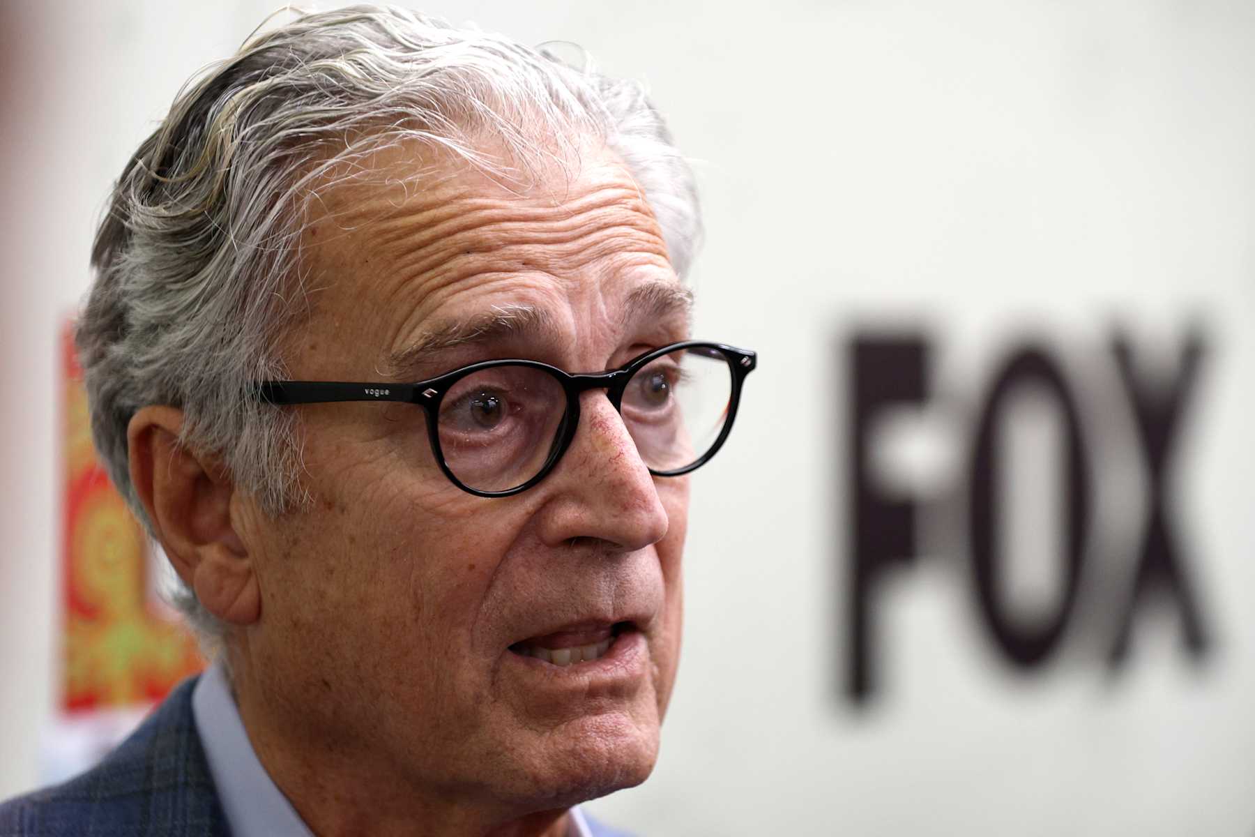 NEW ORLEANS, LOUISIANA - FEBRUARY 06: FOX NFL and College Football Rules Expert, Mike Pereira, speaks to media during FOX Sports Media Day at Ernest N. Morial Convention Center on February 06, 2025 in New Orleans, Louisiana. (Photo by Sean Gardner/Getty Images)