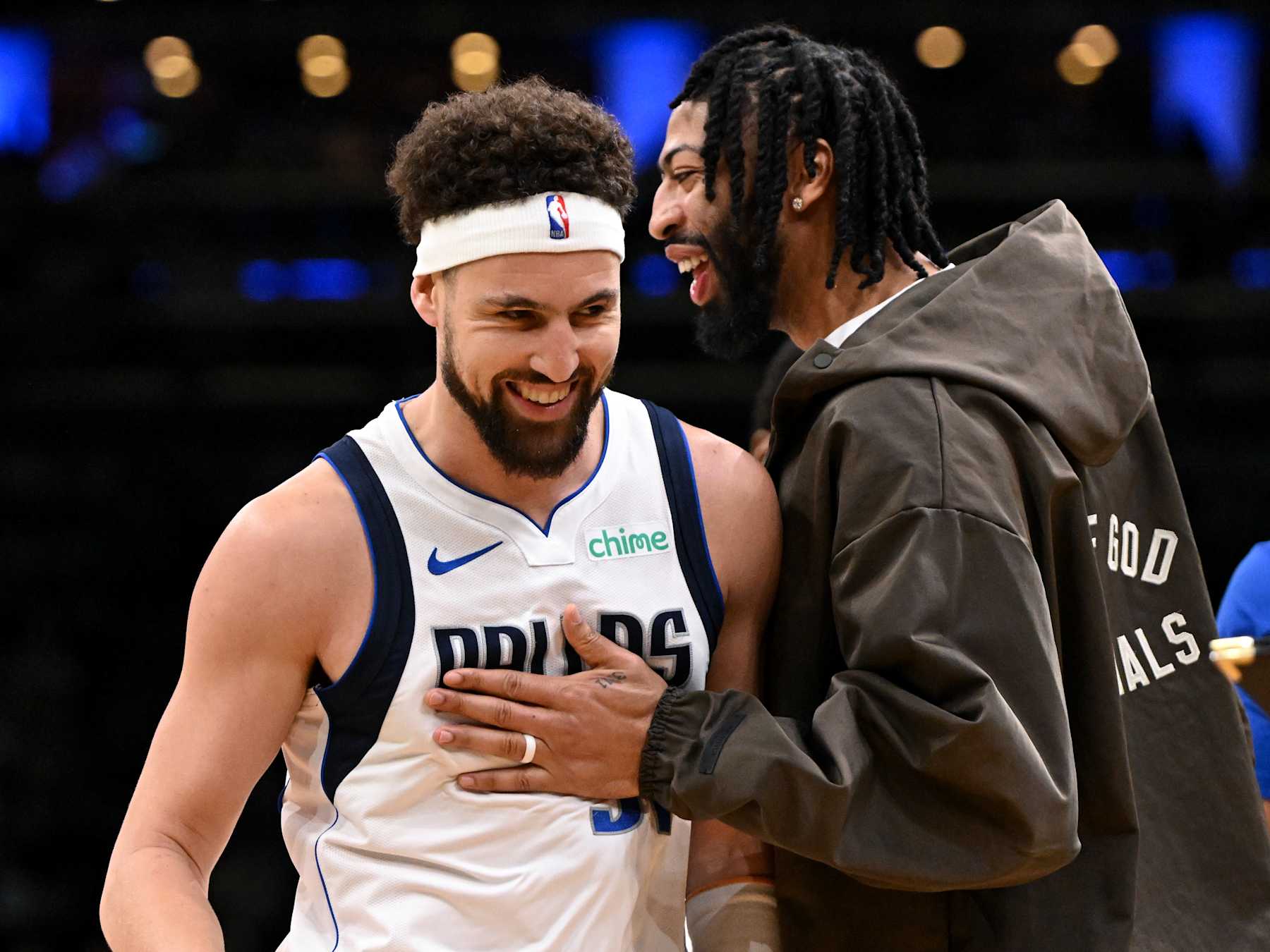 Klay Thompson and Anthony Davis