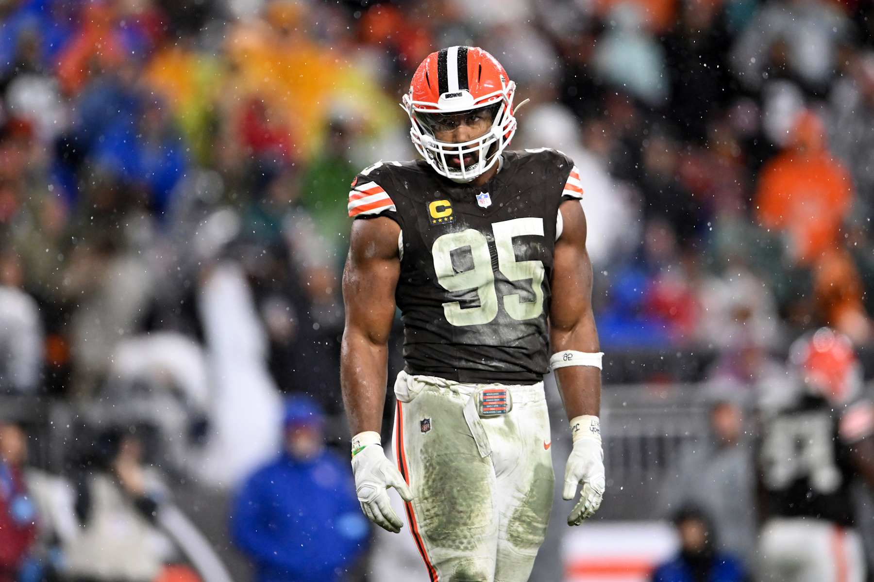Browns edge-rusher Myles Garrett