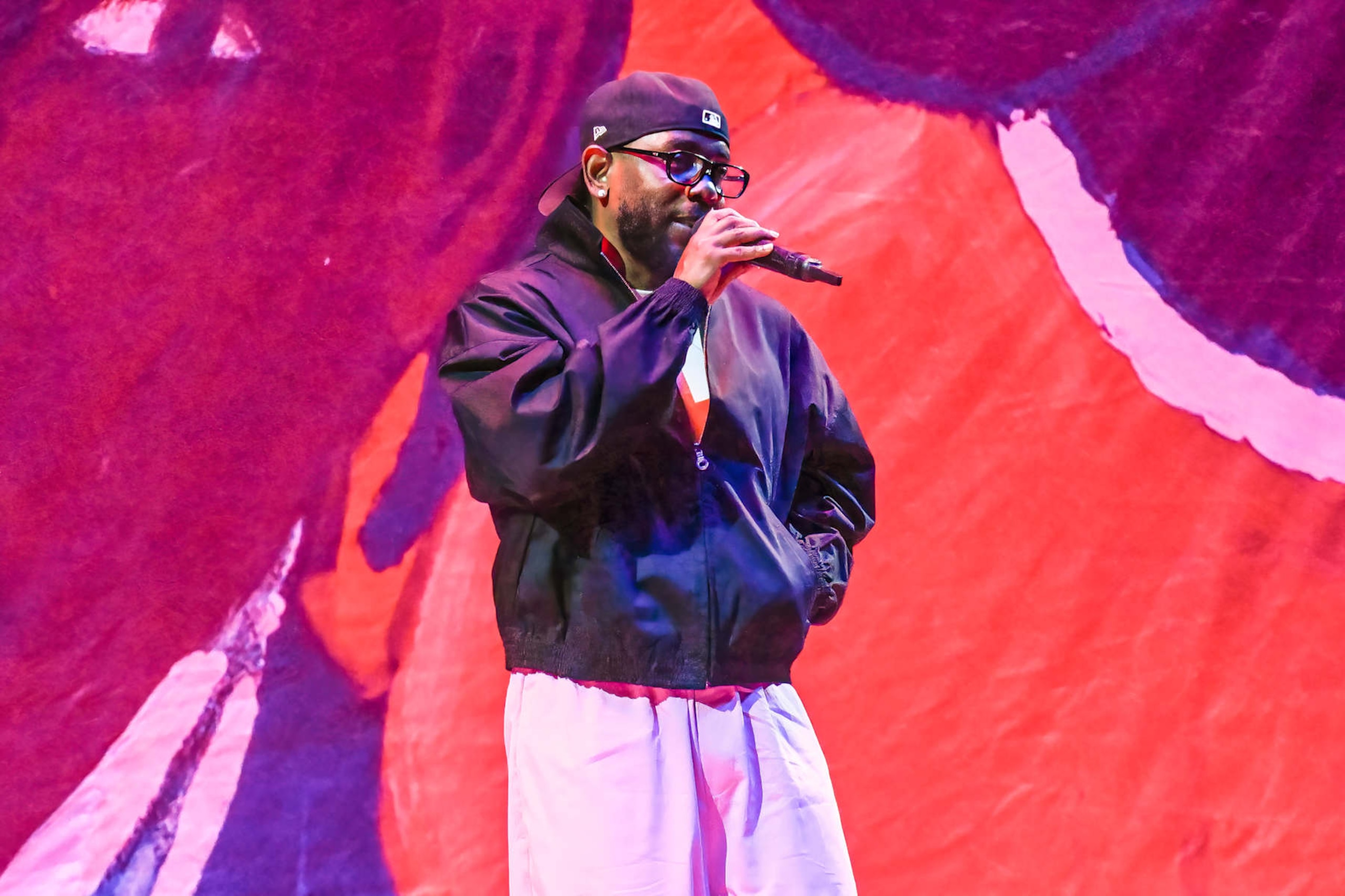 Kendrick Lamar at the 2023 Bonnaroo Music & Arts Festival 