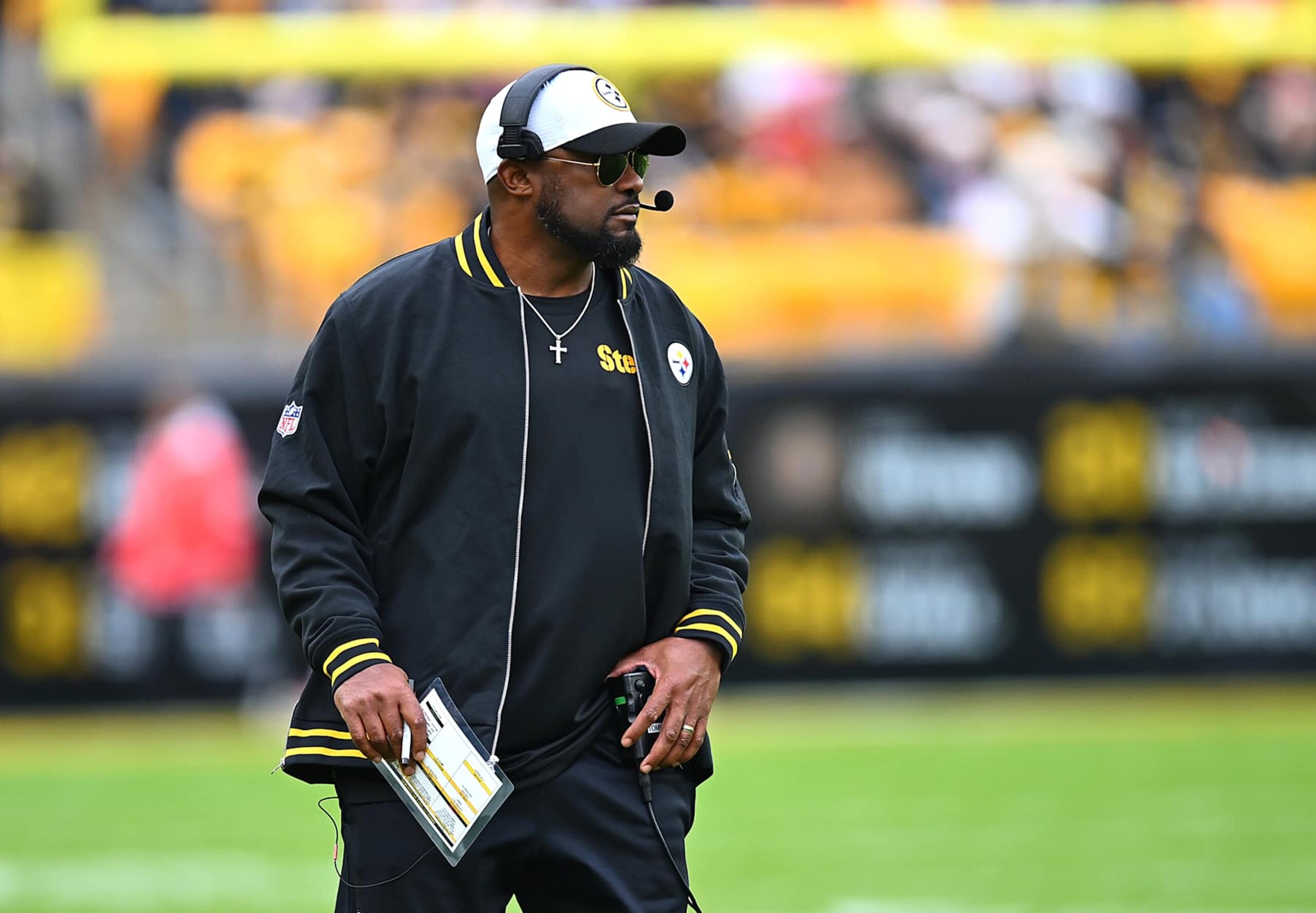 Steelers head coach Mike Tomlin Steelers head coach Mike Tomlin