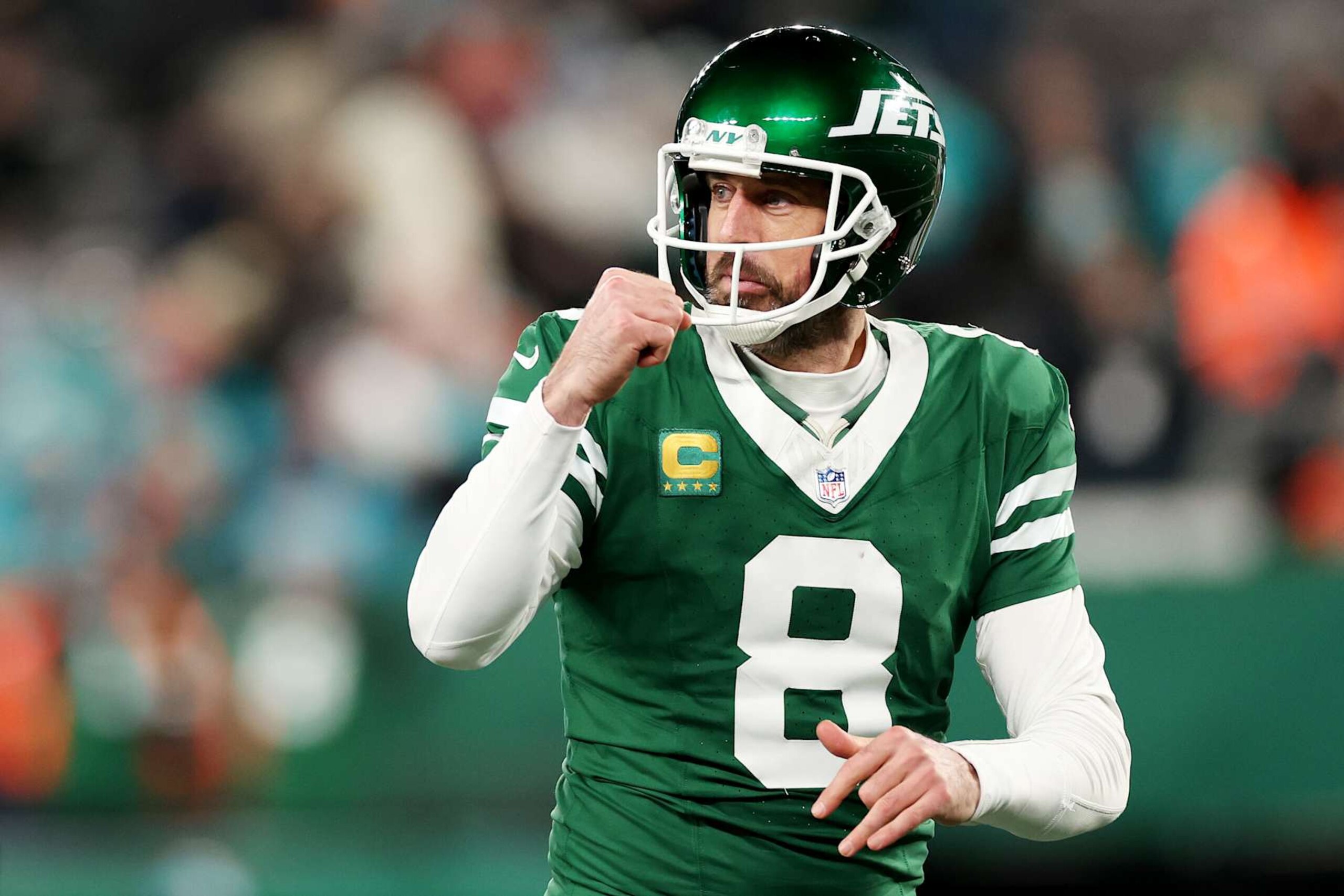 Jets QB Aaron Rodgers