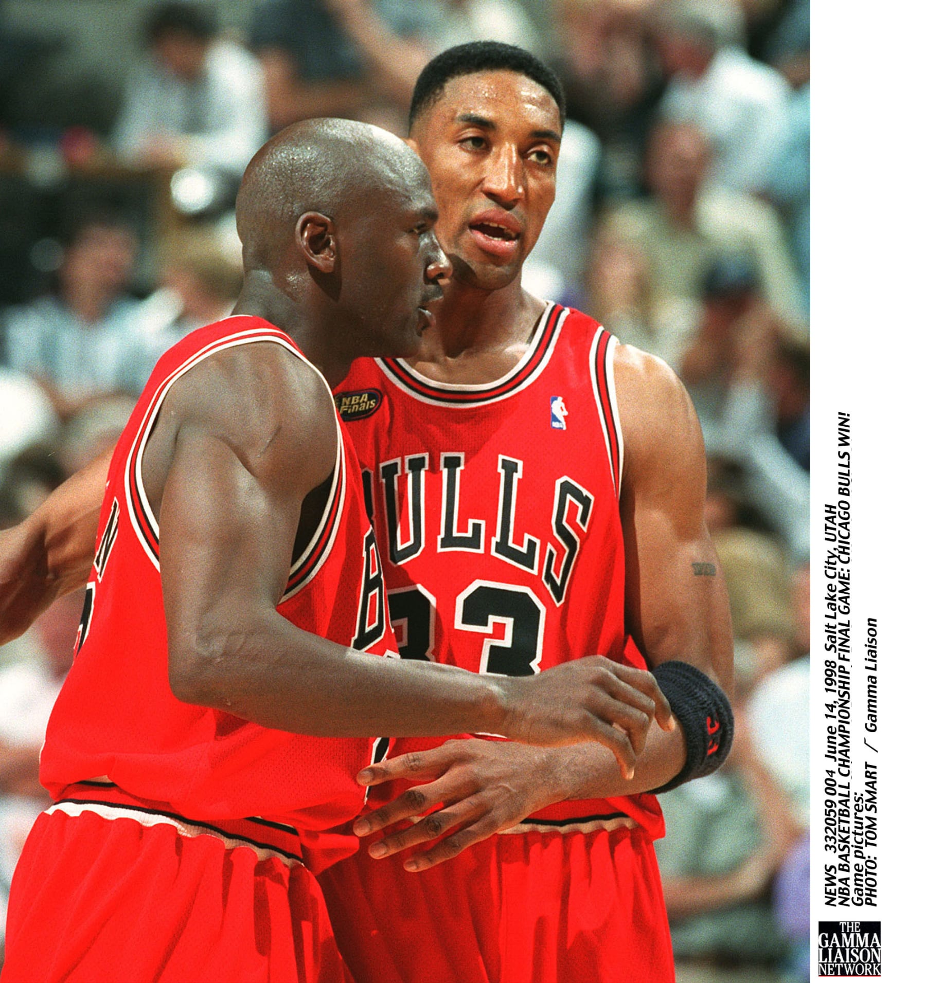 Michael Jordan and Scottie Pippen