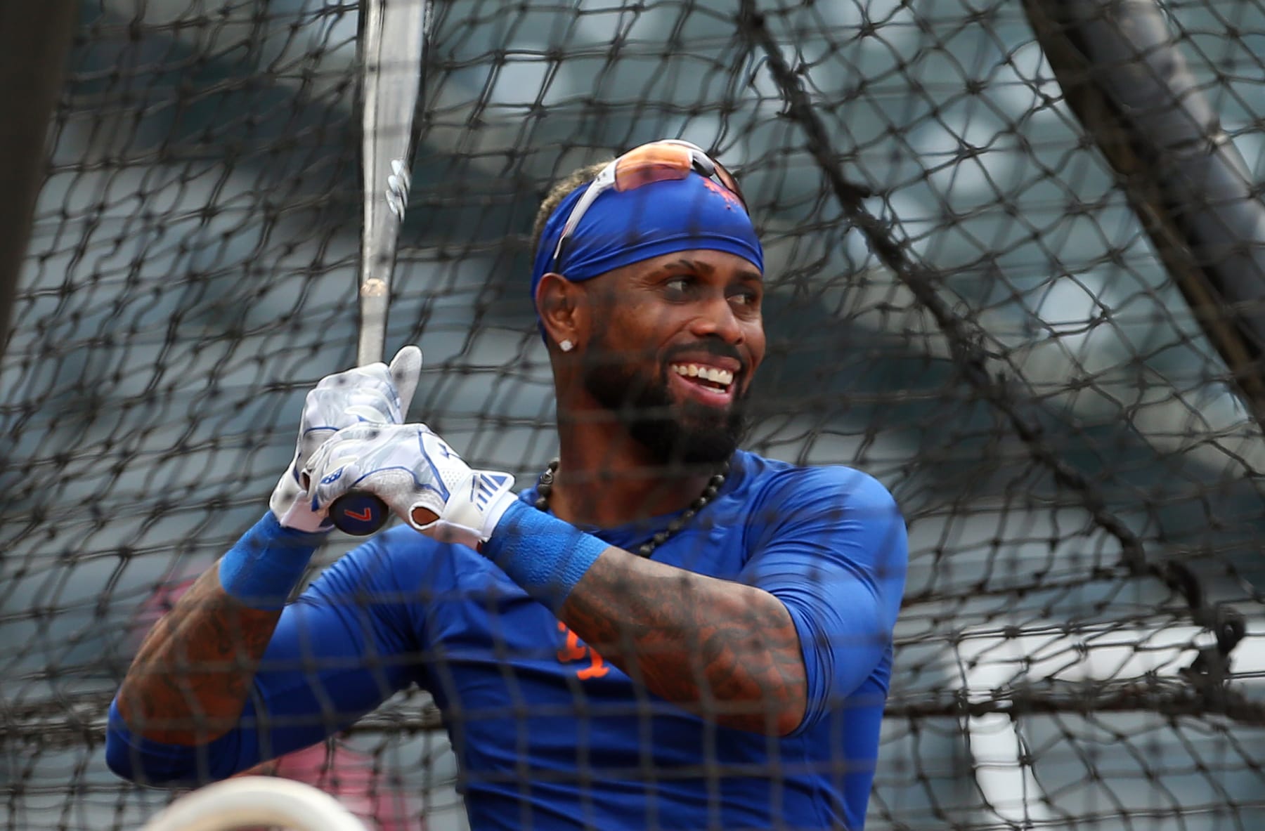 NEW YORK, NY - SEPTEMBER 27: Jose Reyes #7 of the New York Mets before a game against the Atlanta Braves at Citi Field on September 27, 2018 in the Flushing neighborhood of the Queens borough of New York City. The Mets defeated the Braves 4-1. (Photo by Rich Schultz/Getty Images)