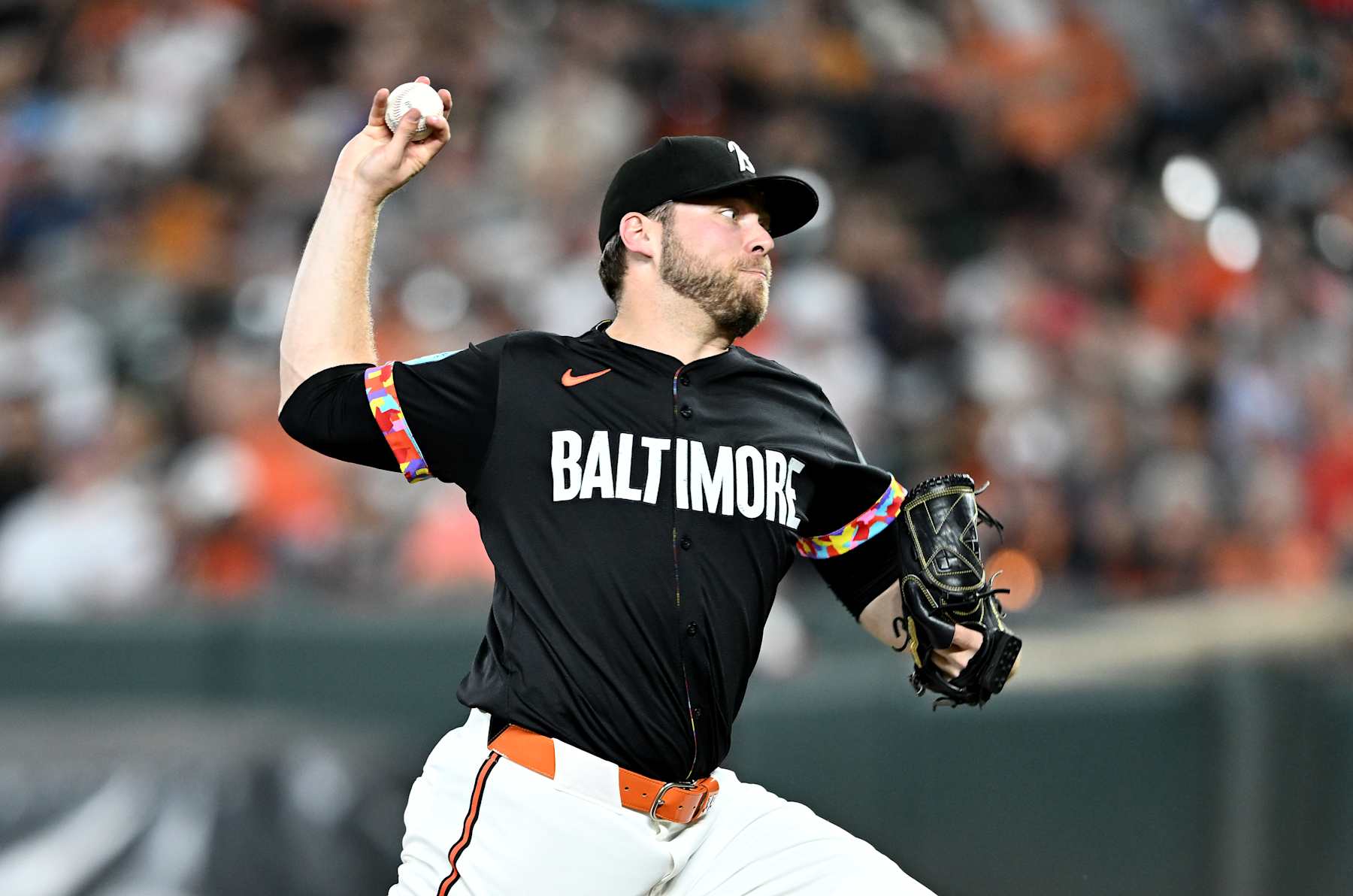 BALTIMORE, MARYLAND - SEPTEMBER 20: Corbin Burnes #39 of the Baltimore Orioles pitches against the Detroit Tigers at Oriole Park at Camden Yards on September 20, 2024 in Baltimore, Maryland. (Photo by G Fiume/Getty Images)