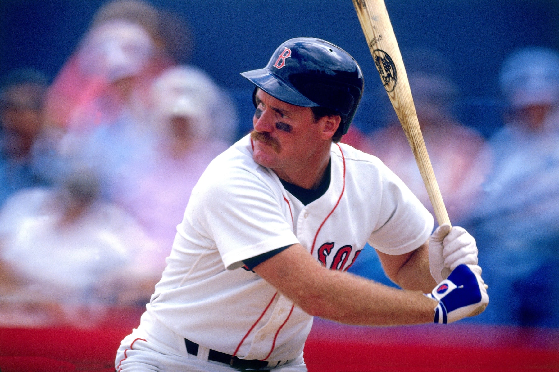 WINTER HAVEN, FL - FEBRUARY 1986: Wade Boggs #26 of theBoston Red Sox batting in Spring Training in February 1986 in winter Haven, Florida (Photo by Ronald C. Modra/Getty Images)