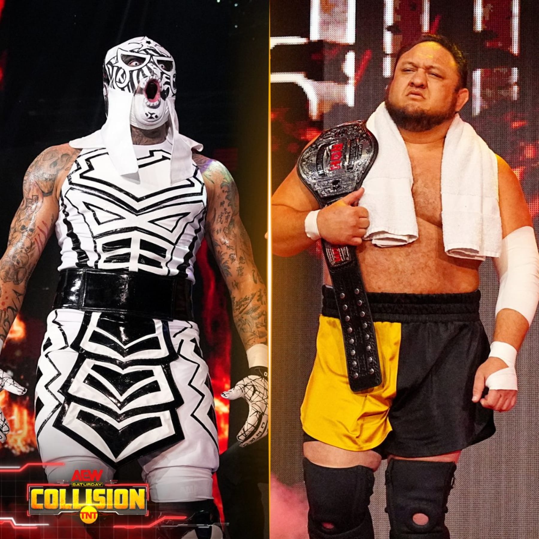 Penta and Samoa Joe.