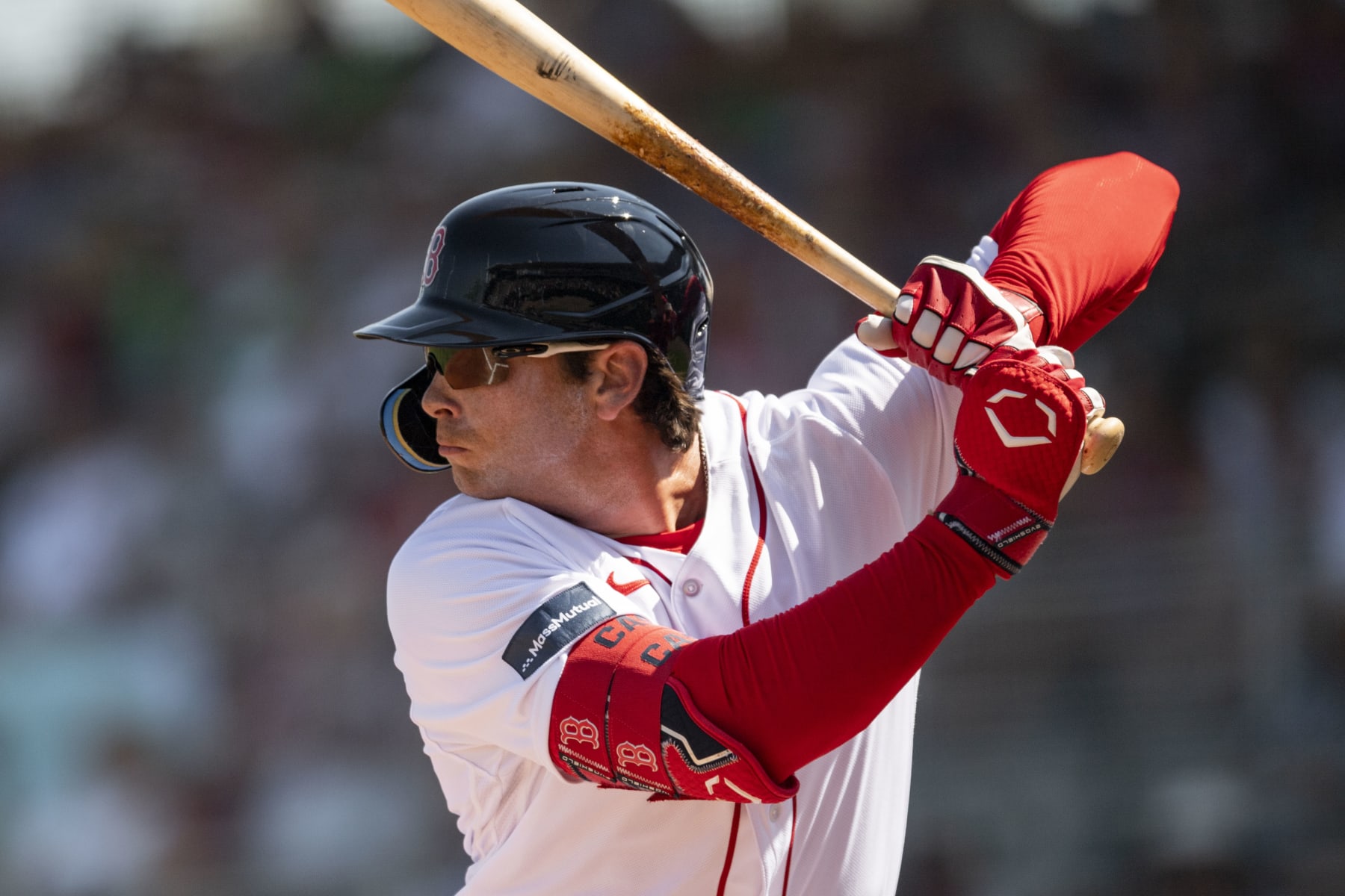 FT. MYERS, FL - FEBRUARY 26: Triston Casas #36 of the Boston Red Sox bats during the first inning of a Spring Training Grapefruit League game against the Tampa Bay Rays on February 26, 2023 at jetBlue Park at Fenway South in Fort Myers, Florida. (Photo by Billie Weiss/Boston Red Sox/Getty Images)