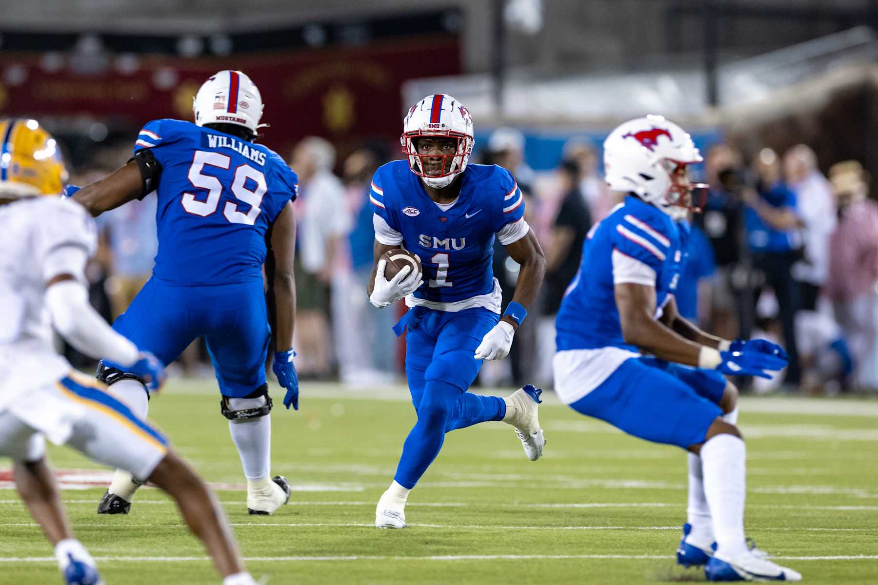 SMU running back Brashard Smith
