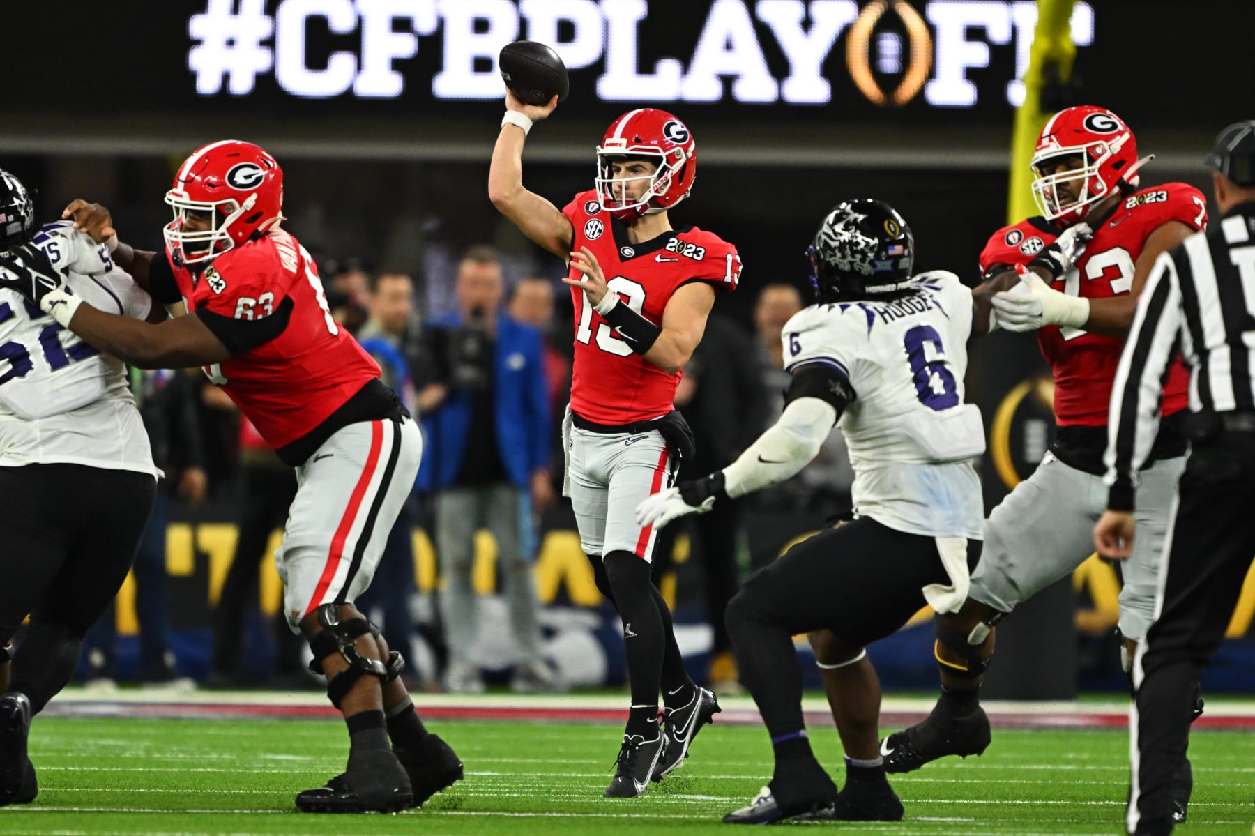 Stetson Bennett during this year's College Football Playoff National Championship Game. 
