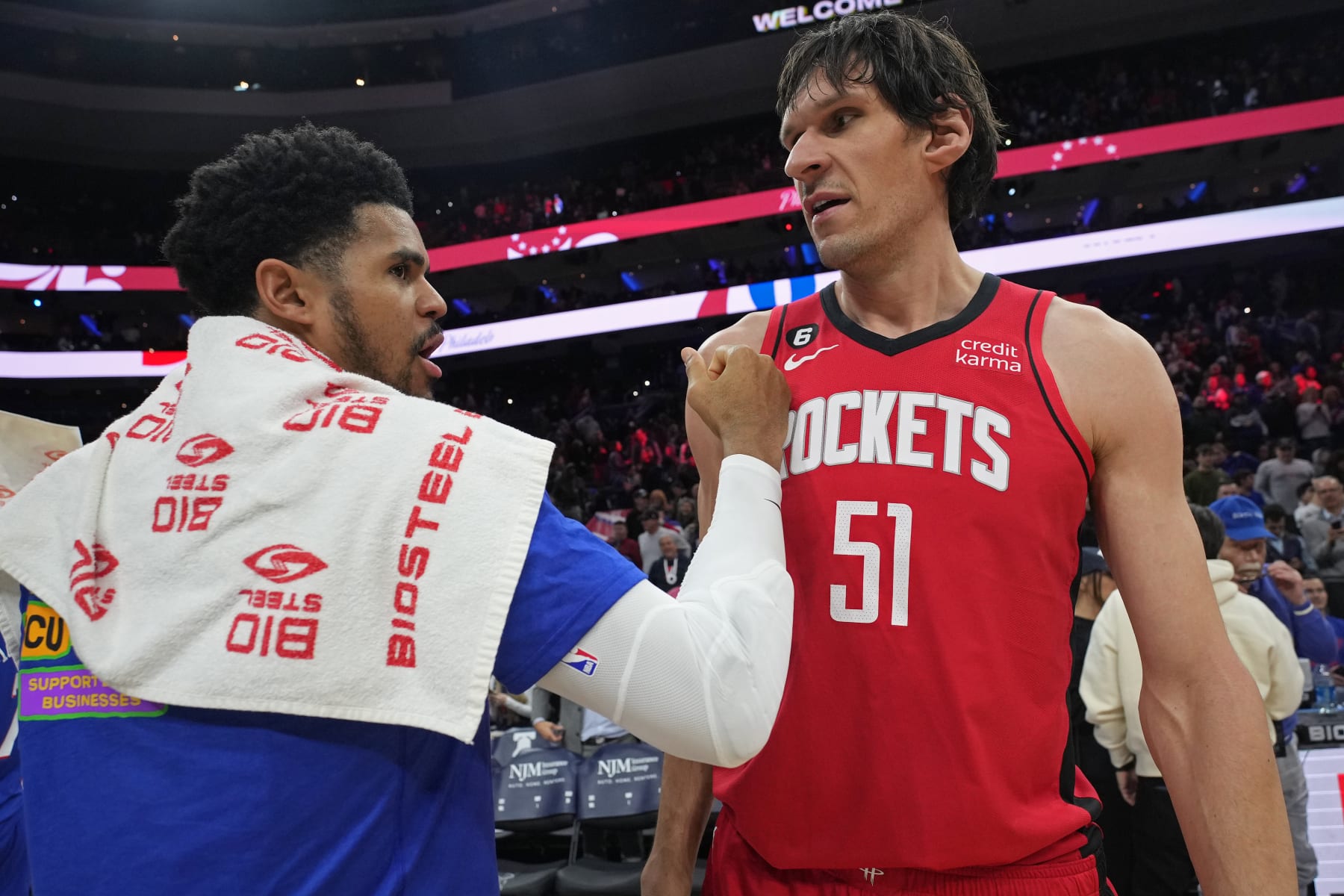 76ers' Tobias Harris Boban Marjanovic 'The Greatest Human Being You