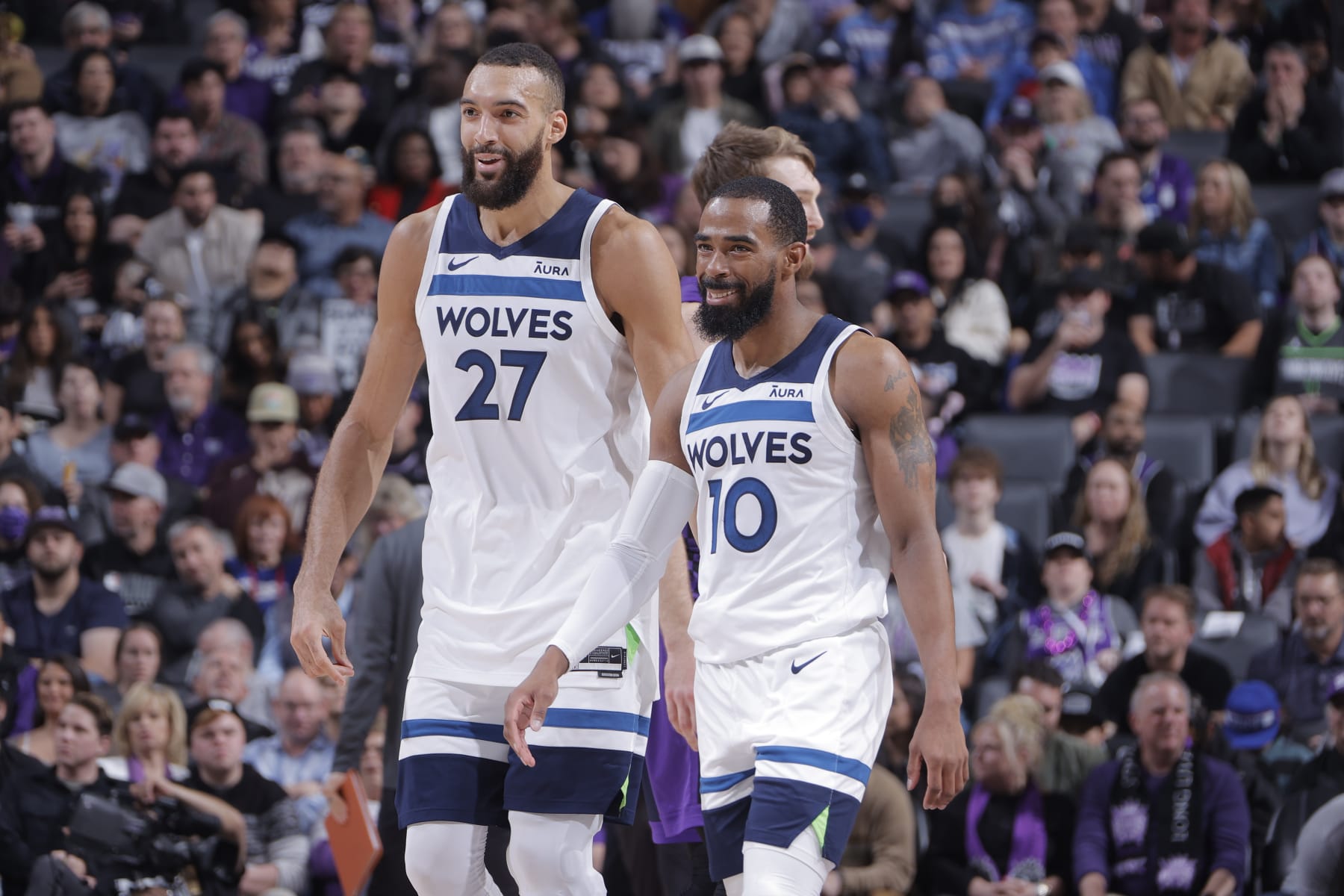 Rudy Gobert and Mike Conley