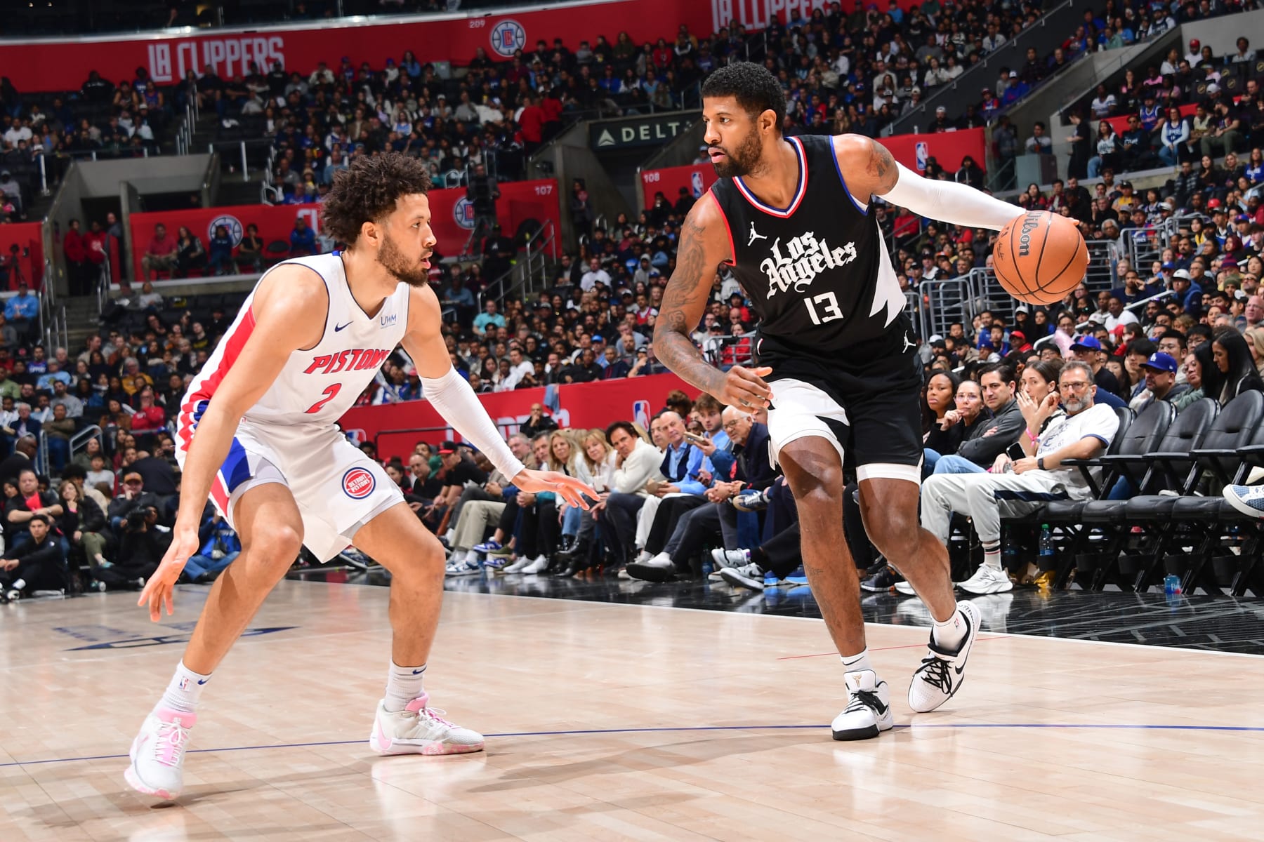 Cade Cunningham and Paul George