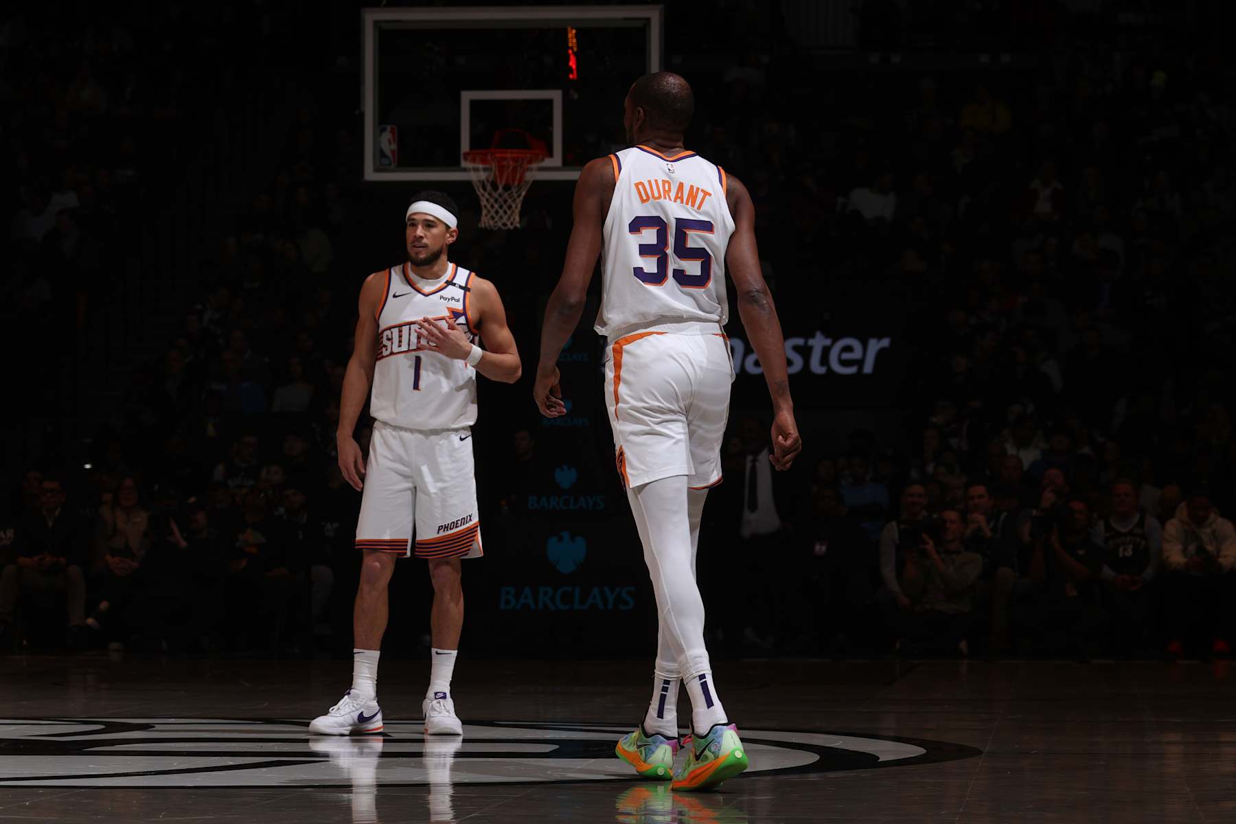 Devin Booker and Kevin Durant
