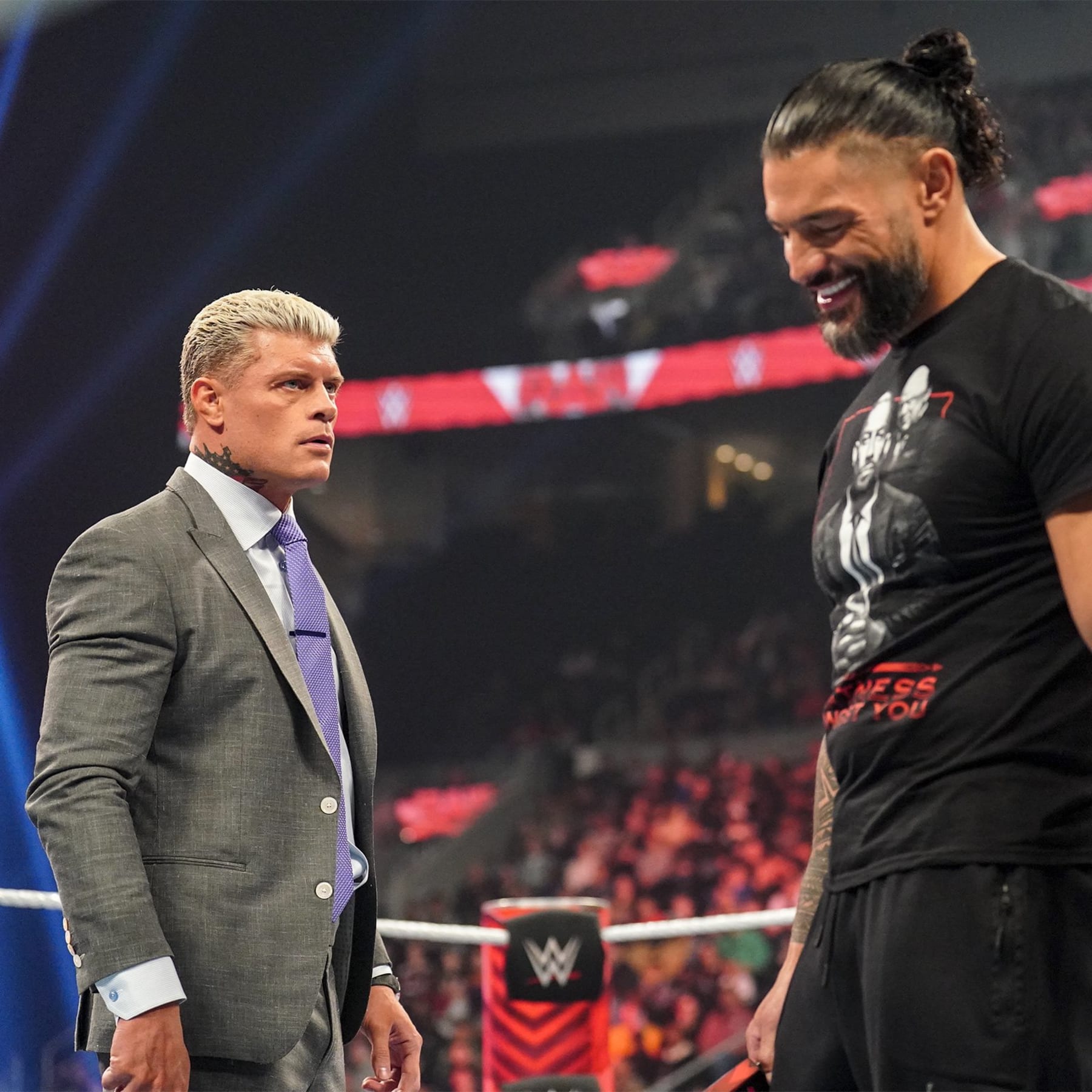 Cody Rhodes, left, is one of the WWE Superstars who will have an impact at WrestleMania 39.
