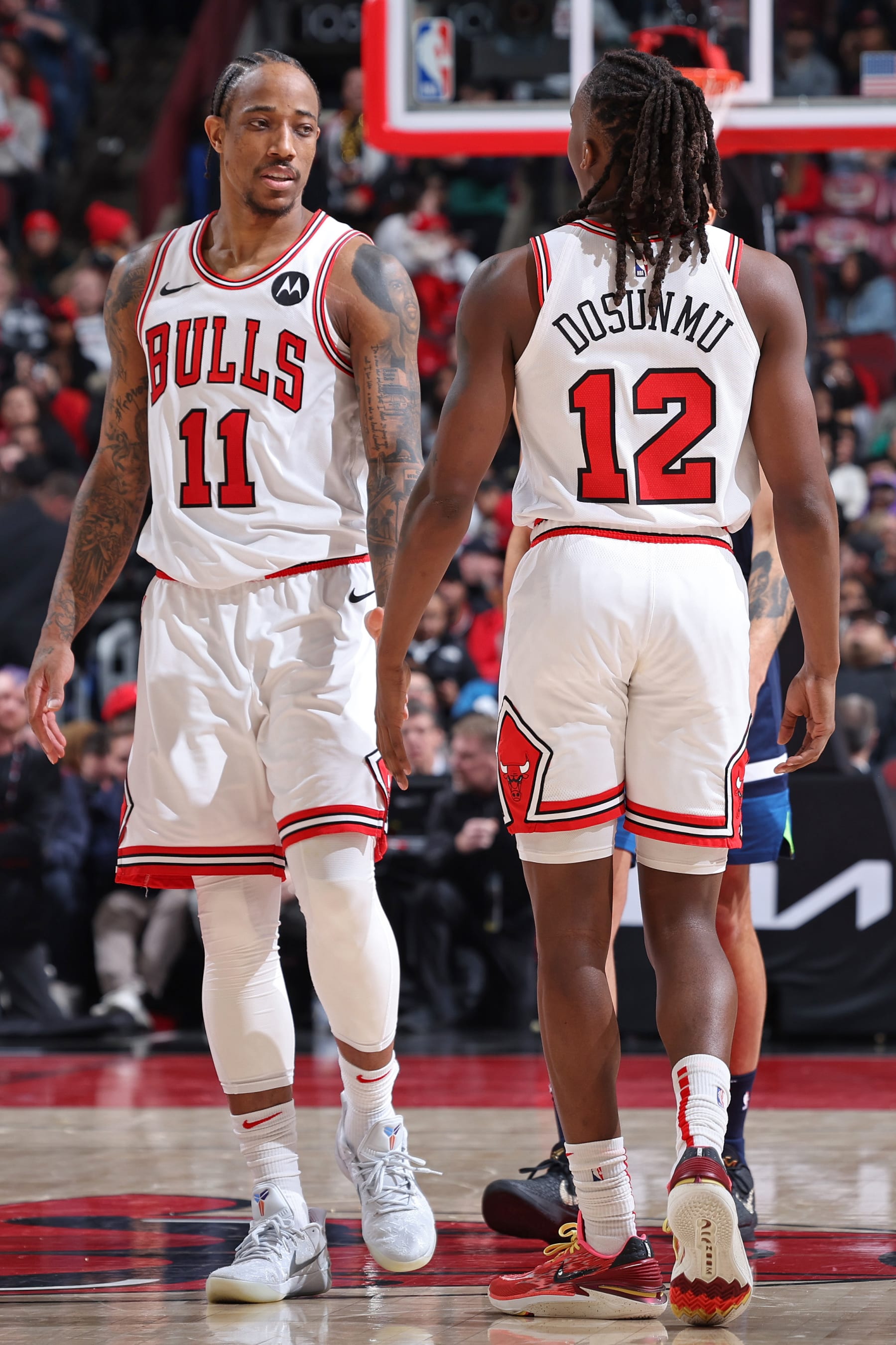 DeMar DeRozan and Ayo Dosunmu