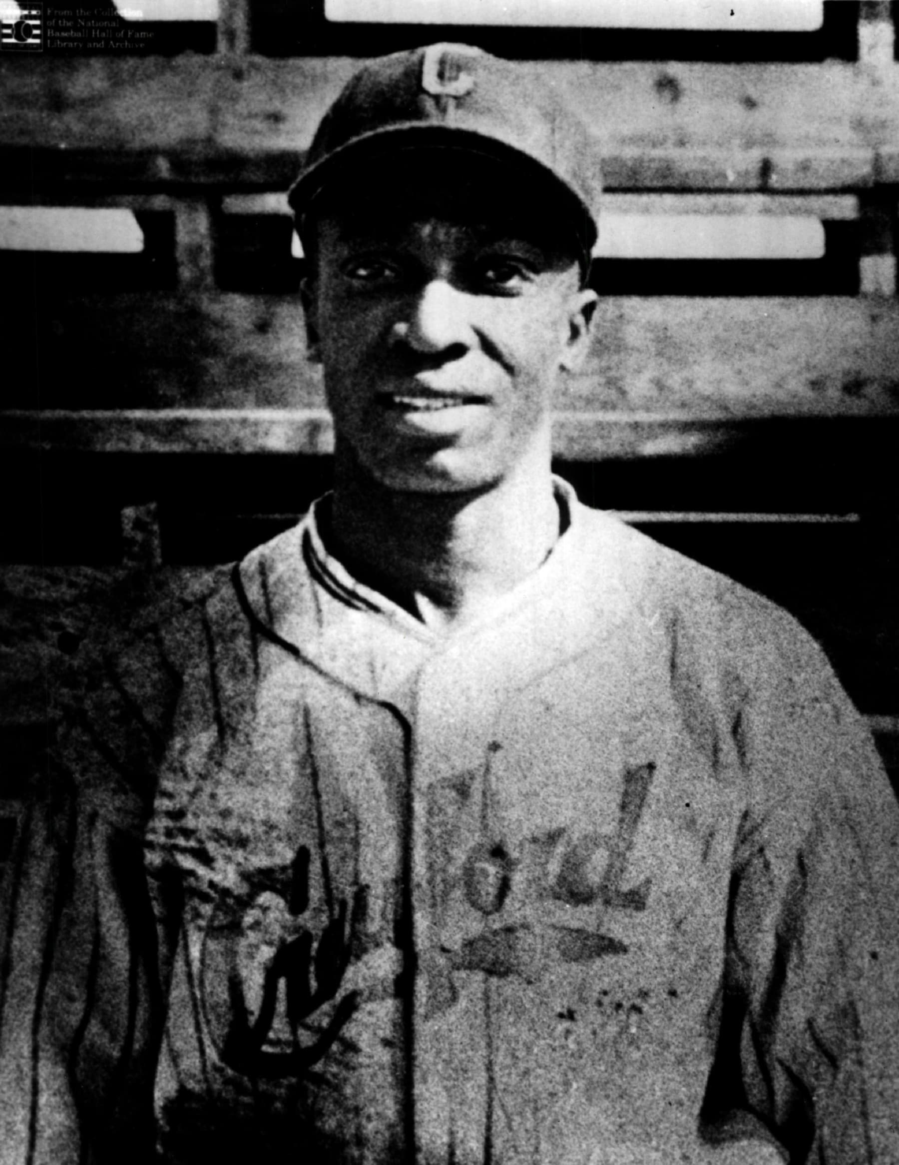 PITTSBURGH, PA - CIRCA 1934: James Thomas "Cool Papa" Bell of the Pittsburgh Crawfords of the Negro Baseball League looks on circa 1934 in Pittsburgh, Pennsylvania.  (Photo by Sporting News via Getty Images via Getty Images) 