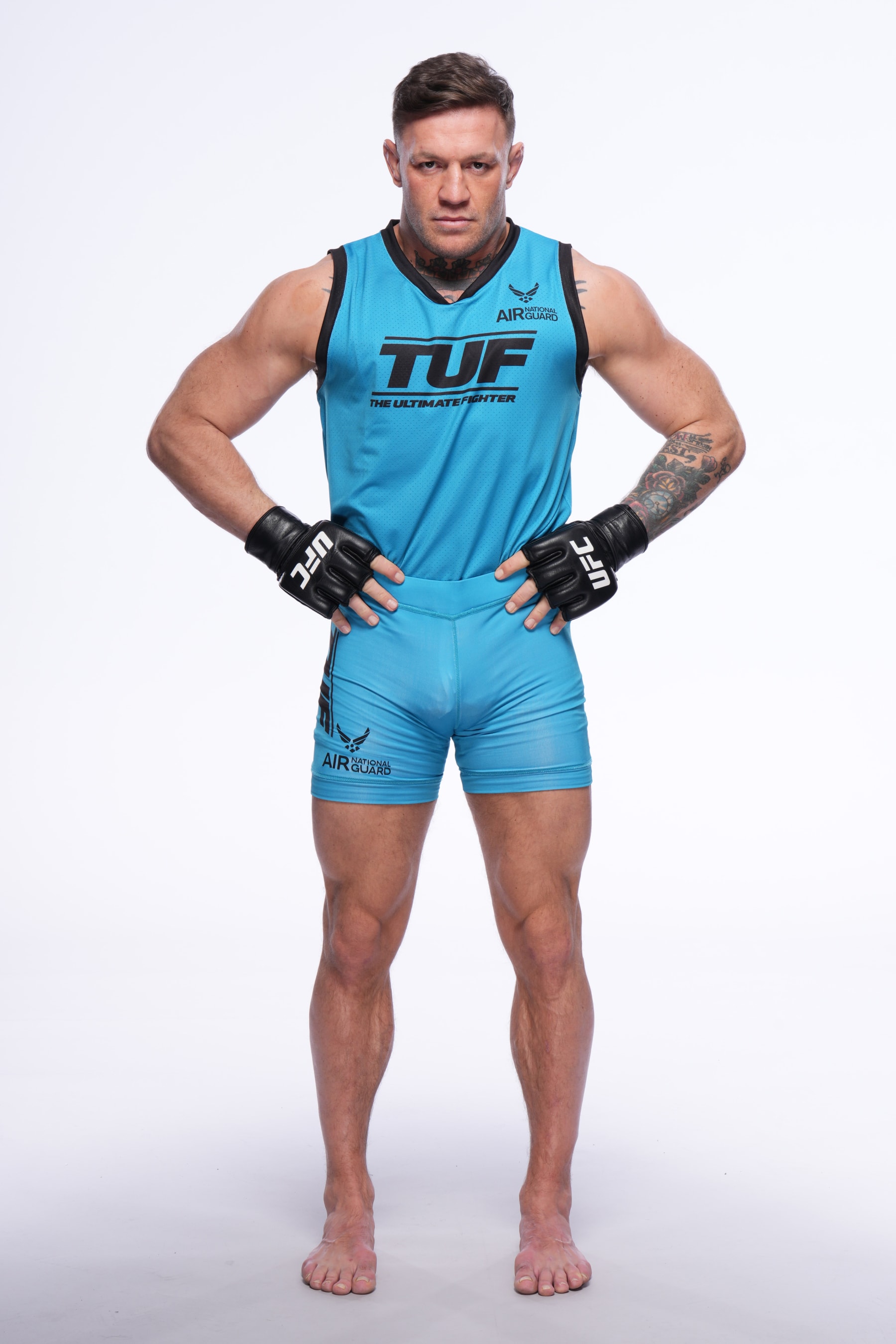 LAS VEGAS, NEVADA - MARCH 06:  Conor McGregor poses for a portrait during a photo session for The Ultimate Fighter on March 6, 2023 in Las Vegas, Nevada. (Photo by Chris Unger/Zuffa LLC via Getty Images)