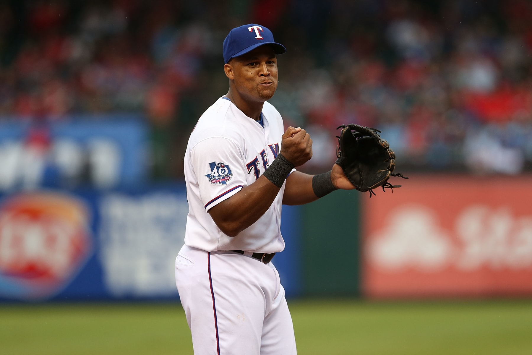 ARLINGTON, TX - SEPTEMBER 16:  Adrian Beltre #29 of the Texas Rangers at Rangers Ballpark in Arlington on September 16, 2012 in Arlington, Texas.  (Photo by Ronald Martinez/Getty Images) 