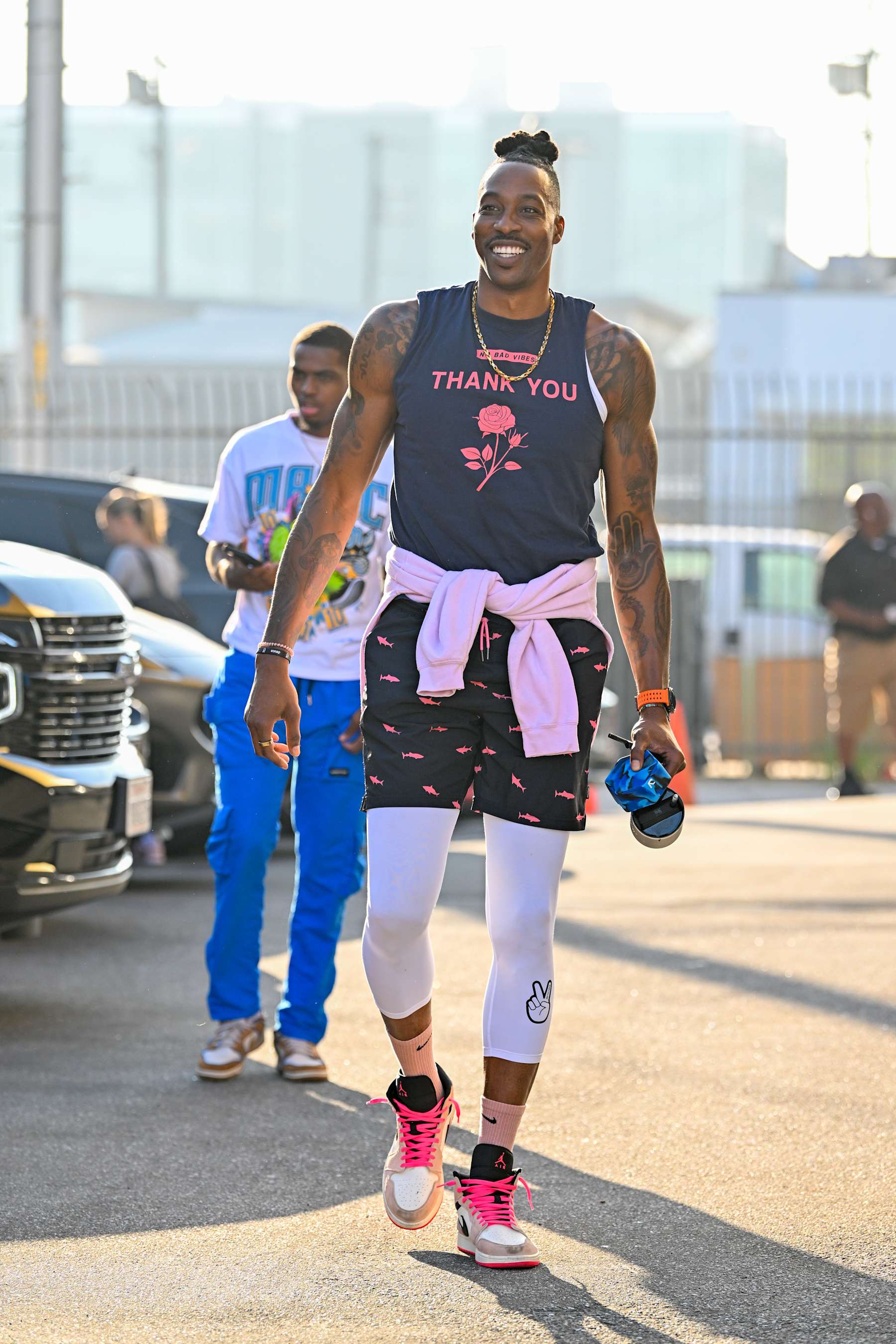 LOS ANGELES, CA - OCTOBER 10: Dwight Howard is seen on October 10, 2024 in Los Angeles, California.  (Photo by PG/Bauer-Griffin/GC Images)