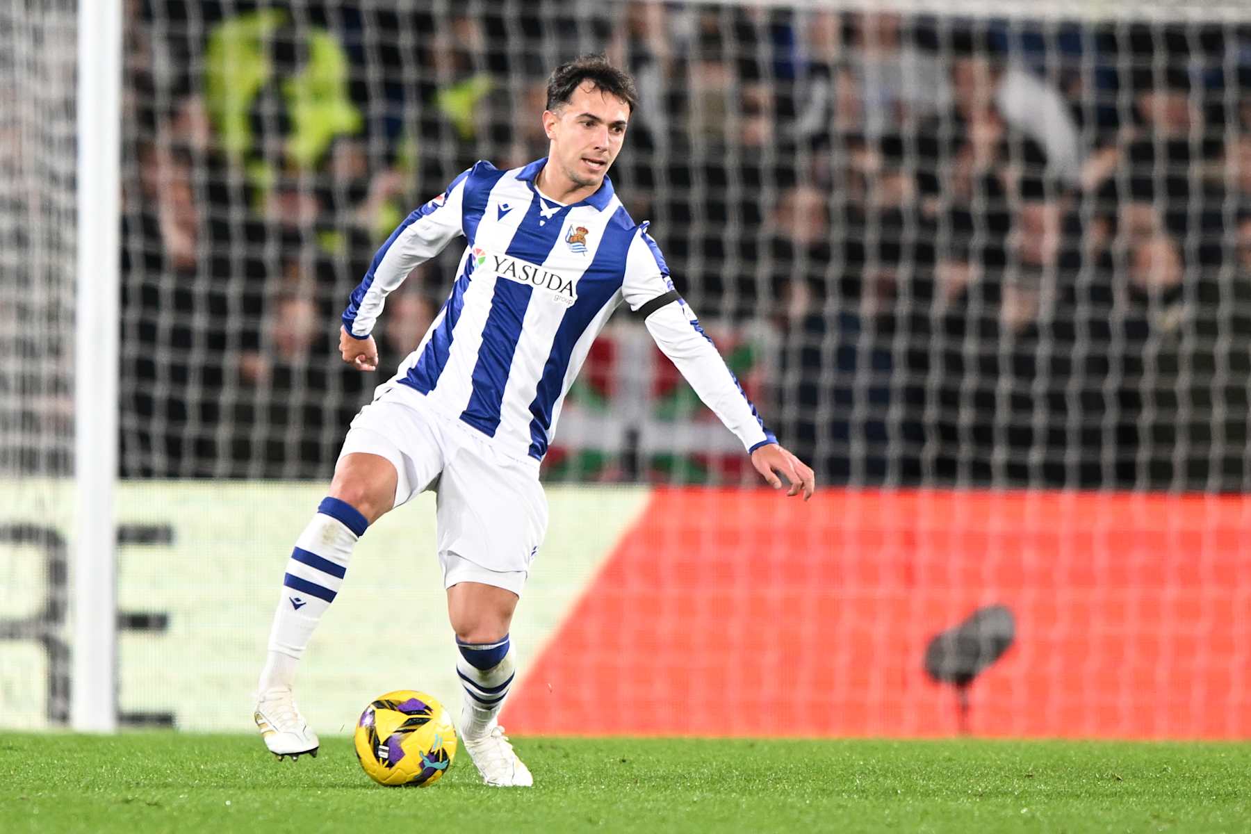 SAN SEBASTIAN, SPAIN - DECEMBER 15: Martin Zubimendi of Real Sociedad  during the LaLiga EA Sports  match between Real Sociedad v Las Palmas at the Estadio Reale Arena on December 15, 2024 in San Sebastian Spain (Photo by Cesar Ortiz/Soccrates/Getty Images)