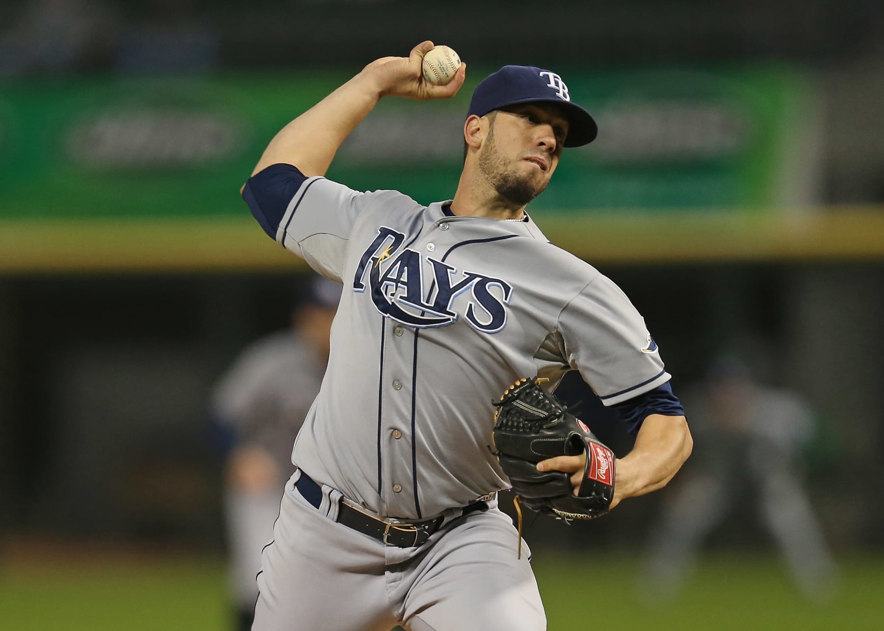 CHICAGO, IL - SEPTEMBER 27:  Starting pitcher James Shields #33 of the Tampa Bay Rays delivers the ball against the Chicago White Sox at U.S. Cellular Field on September 27, 2012 in Chicago, Illinois.  (Photo by Jonathan Daniel/Getty Images)