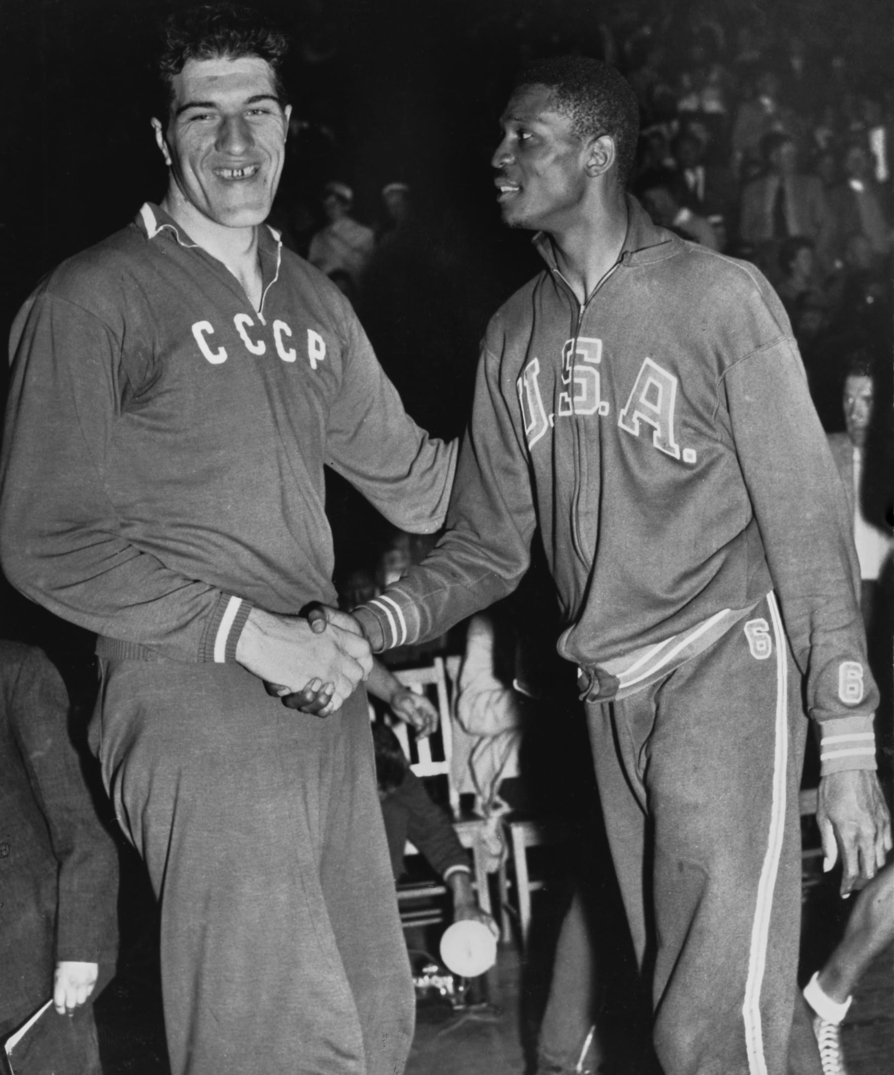 Janis Krumins and Bill Russell