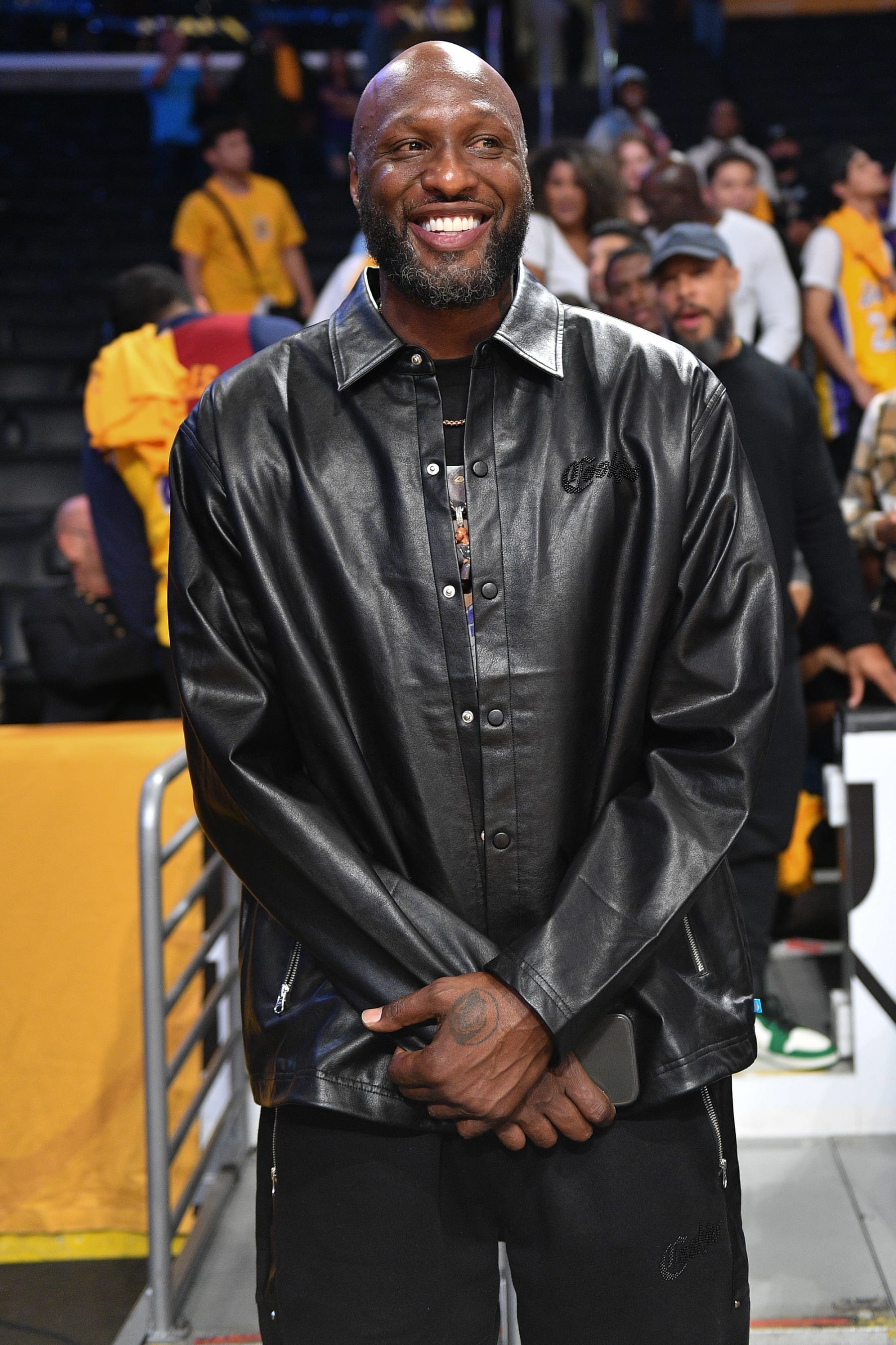 LOS ANGELES, CALIFORNIA - OCTOBER 20: Lamar Odom attends a basketball game between the Los Angeles Lakers and the Los Angeles Clippers at Crypto.com Arena on October 20, 2022 in Los Angeles, California. (Photo by Allen Berezovsky/Getty Images)