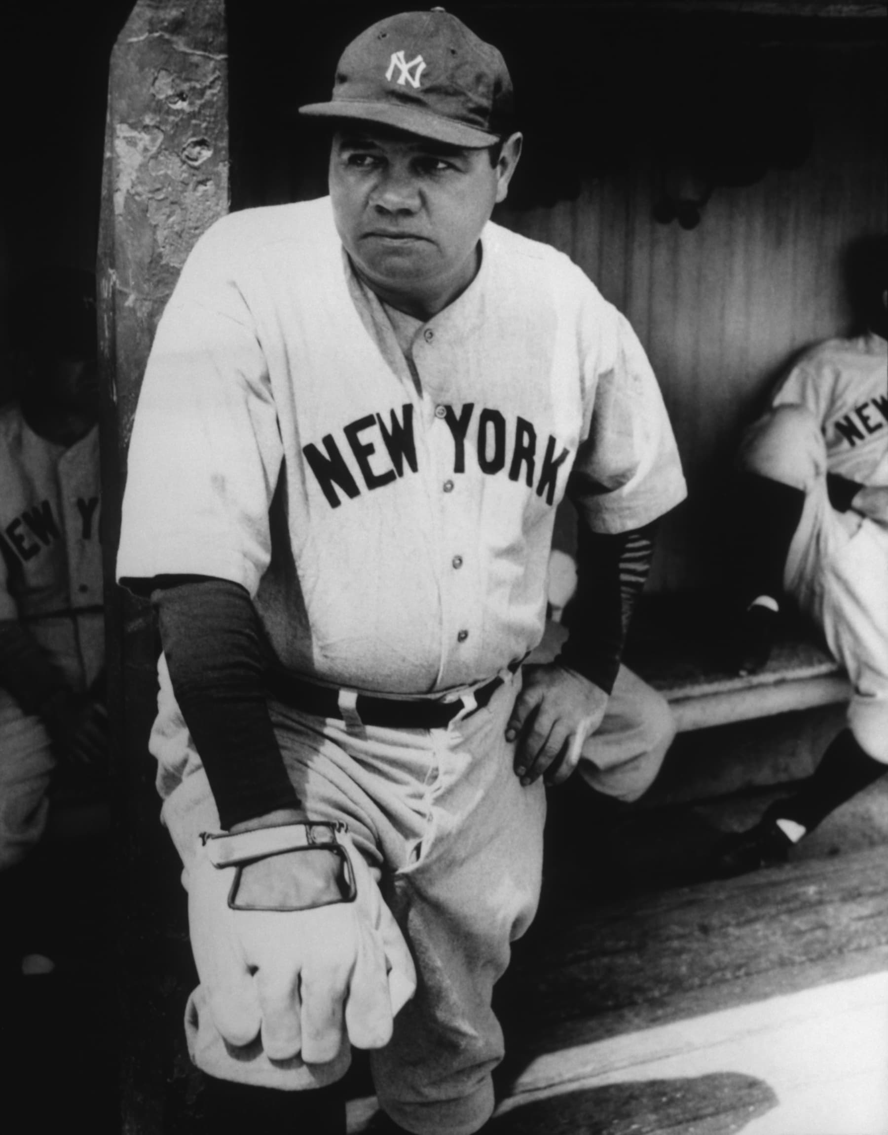 George Herman "Babe" Ruth (1895-1948), NY Yankees, Portrait, 1934. (Photo by: Universal History Archive/Universal Images Group via Getty Images)