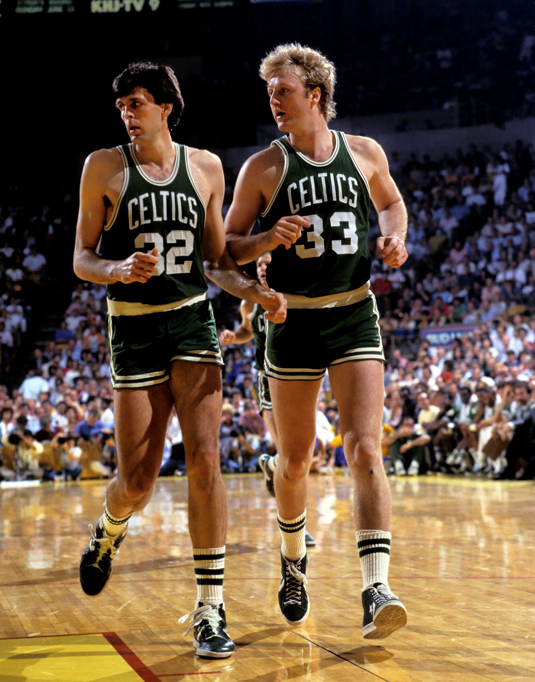 Kevin McHale and Larry Bird