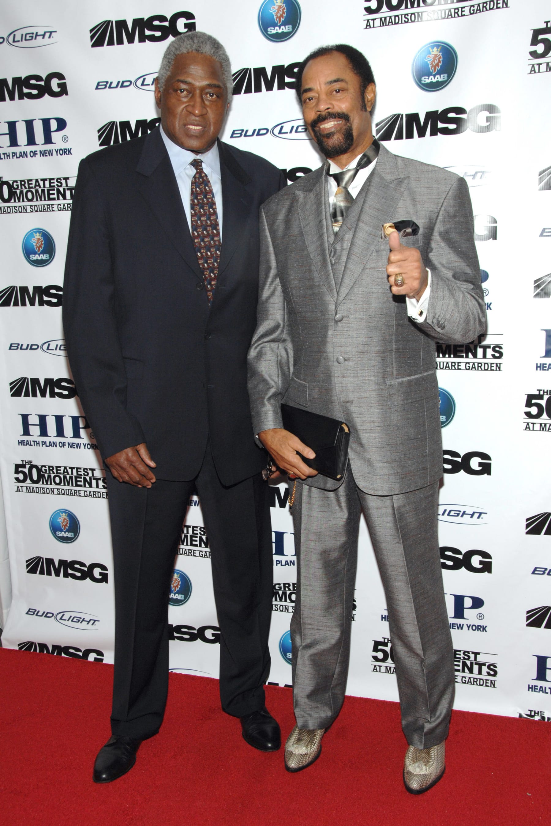 Willis Reed and Walt Frazier