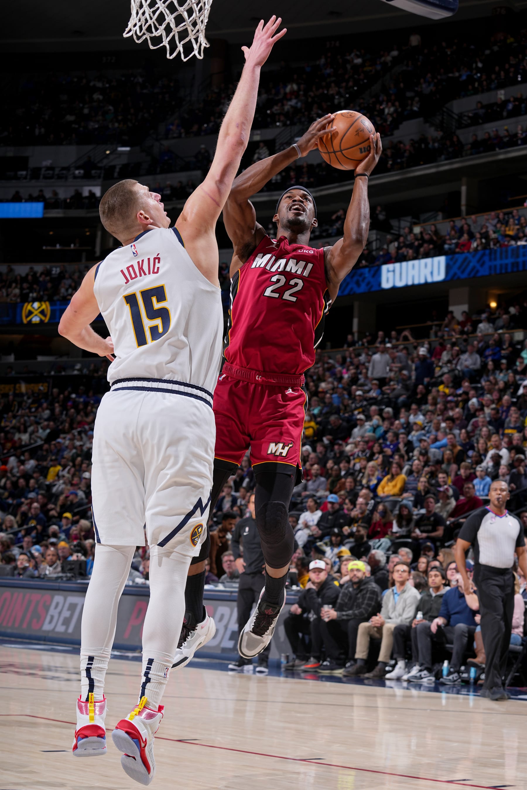 Nikola Jokic and Jimmy Butler