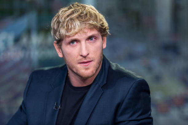 NEW YORK, NEW YORK - JULY 22: American Internet personality, actor, director, and YouTuber Logan Paul appears on "The Claman Countdown" with Liz Claman at Fox Business Network Studios on July 22, 2019 in New York City. (Photo by Steven Ferdman/Getty Images)
