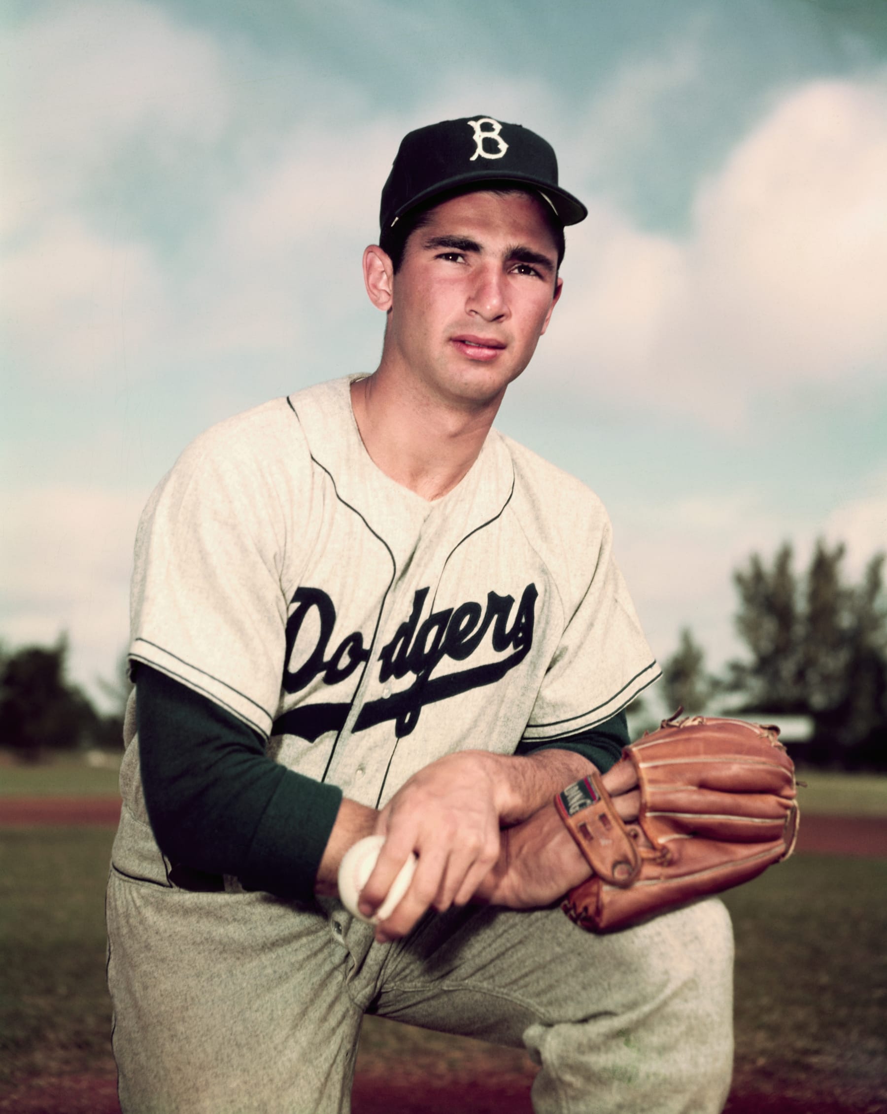 (Original Caption) Sandy Koufax of the Brooklyn Dodgers