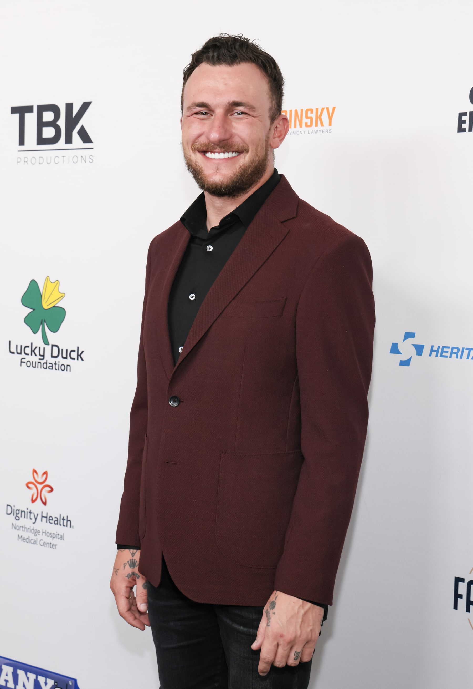 BEVERLY HILLS, CALIFORNIA - AUGUST 18: Johnny Manziel attends the 23rd annual Harold & Carole Pump Foundation Gala at The Beverly Hilton on August 18, 2023 in Beverly Hills, California. (Photo by Rodin Eckenroth/Getty Images)
