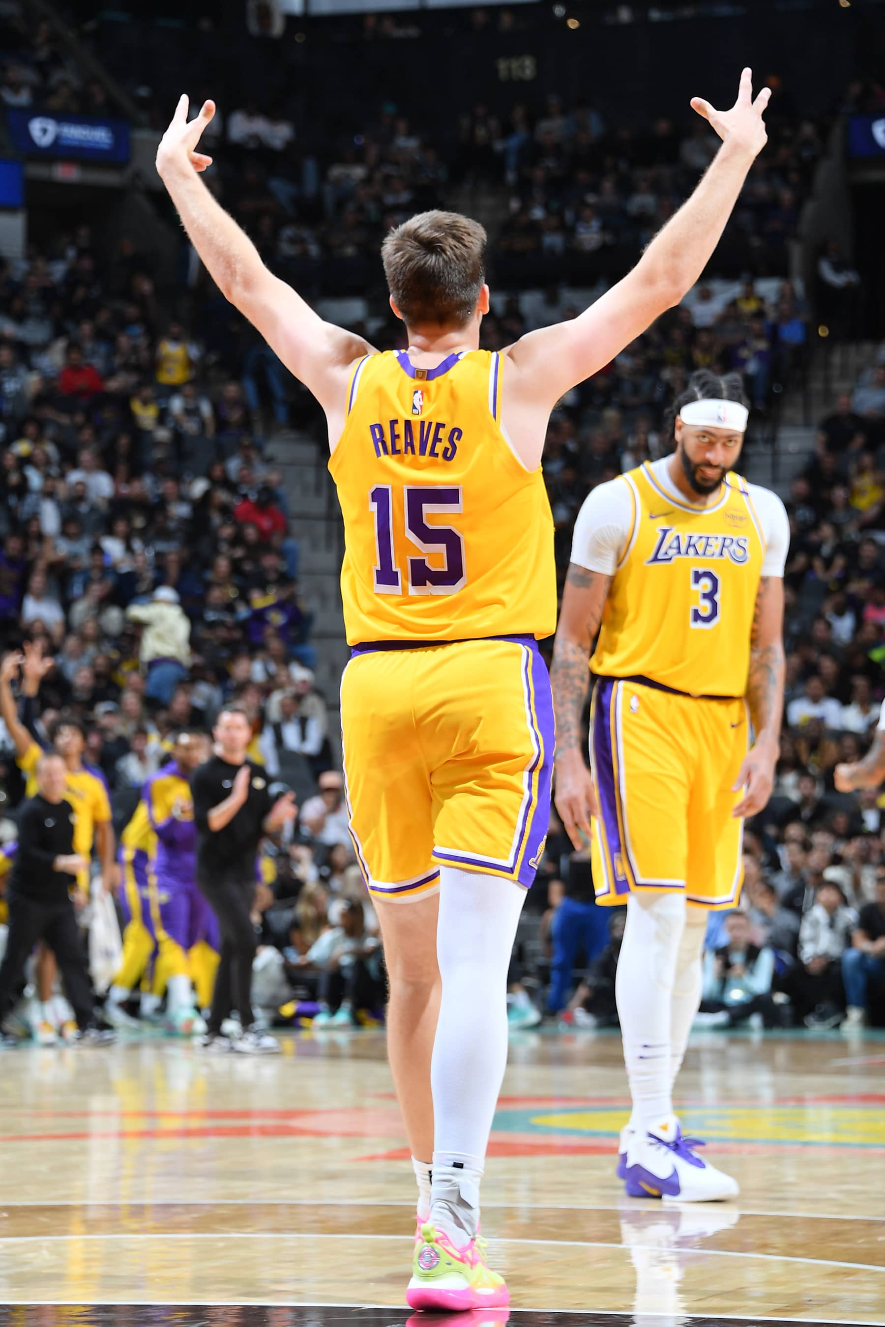 Austin Reaves and Anthony Davis