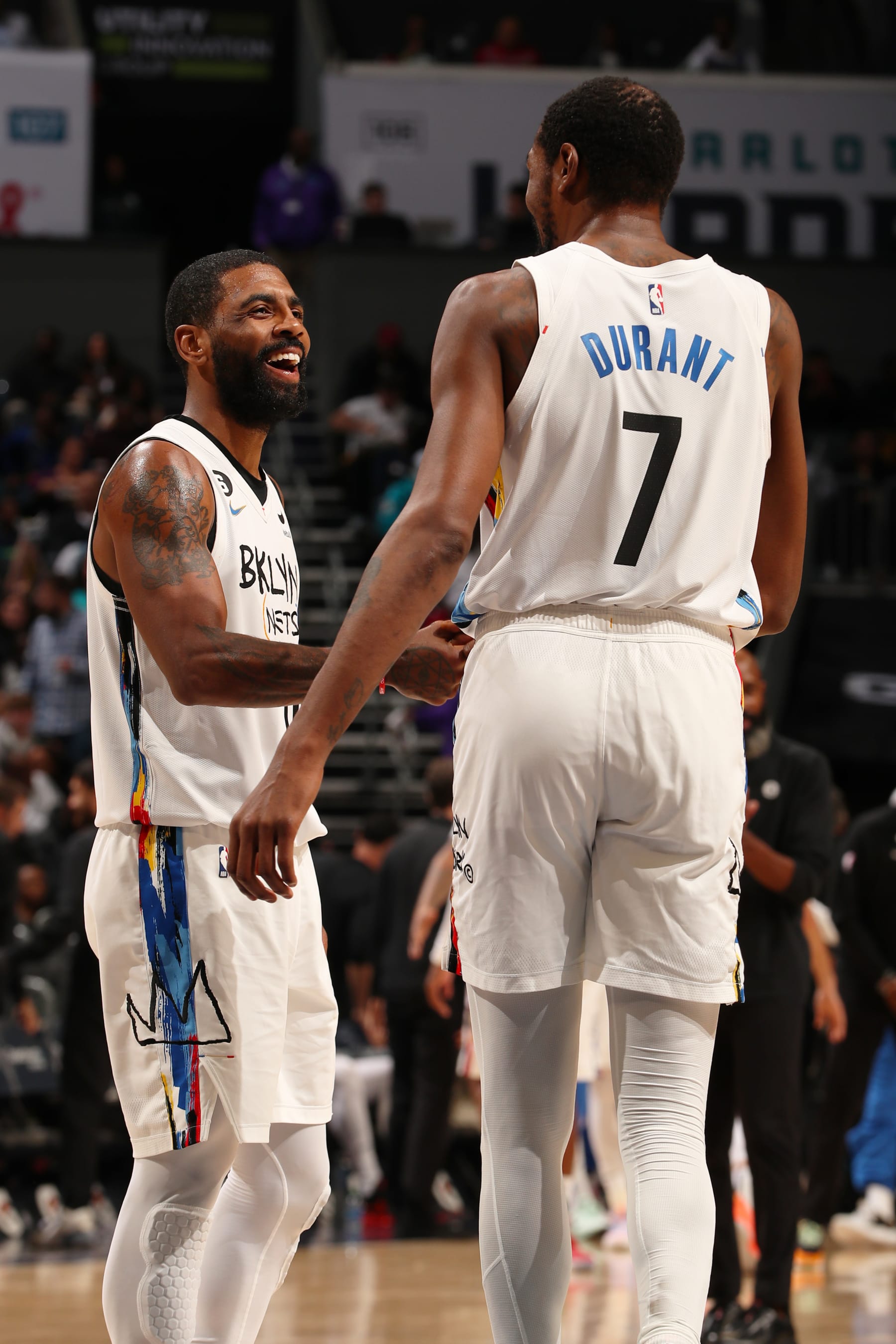 Kyrie Irving and Kevin Durant