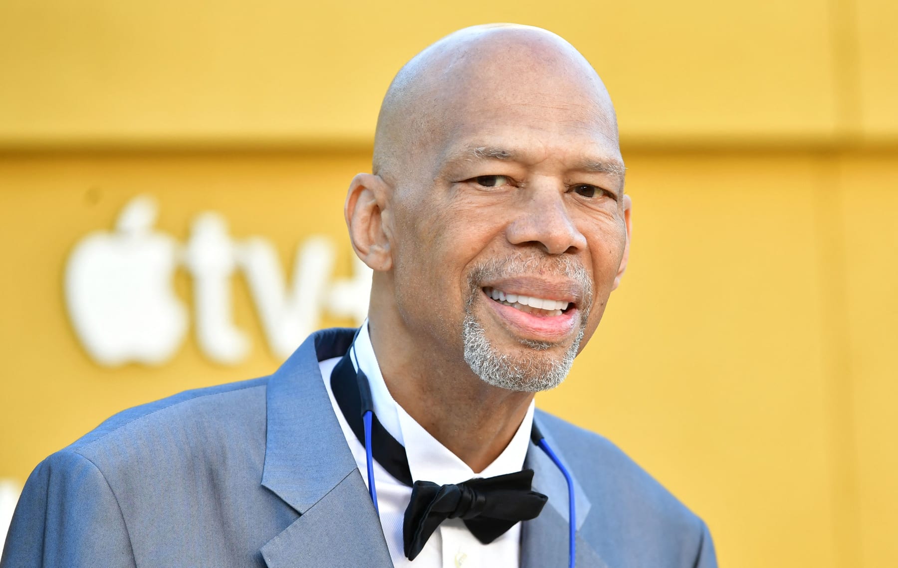 Former professional basketball player Kareem Abdul-Jabbar attends the Los Angeles premiere of Apple's "They Call Me Magic" at The Village Regency Theatre in Westwood, California, on April 14, 2022. (Photo by Frederic J. BROWN / AFP) (Photo by FREDERIC J. BROWN/AFP via Getty Images)