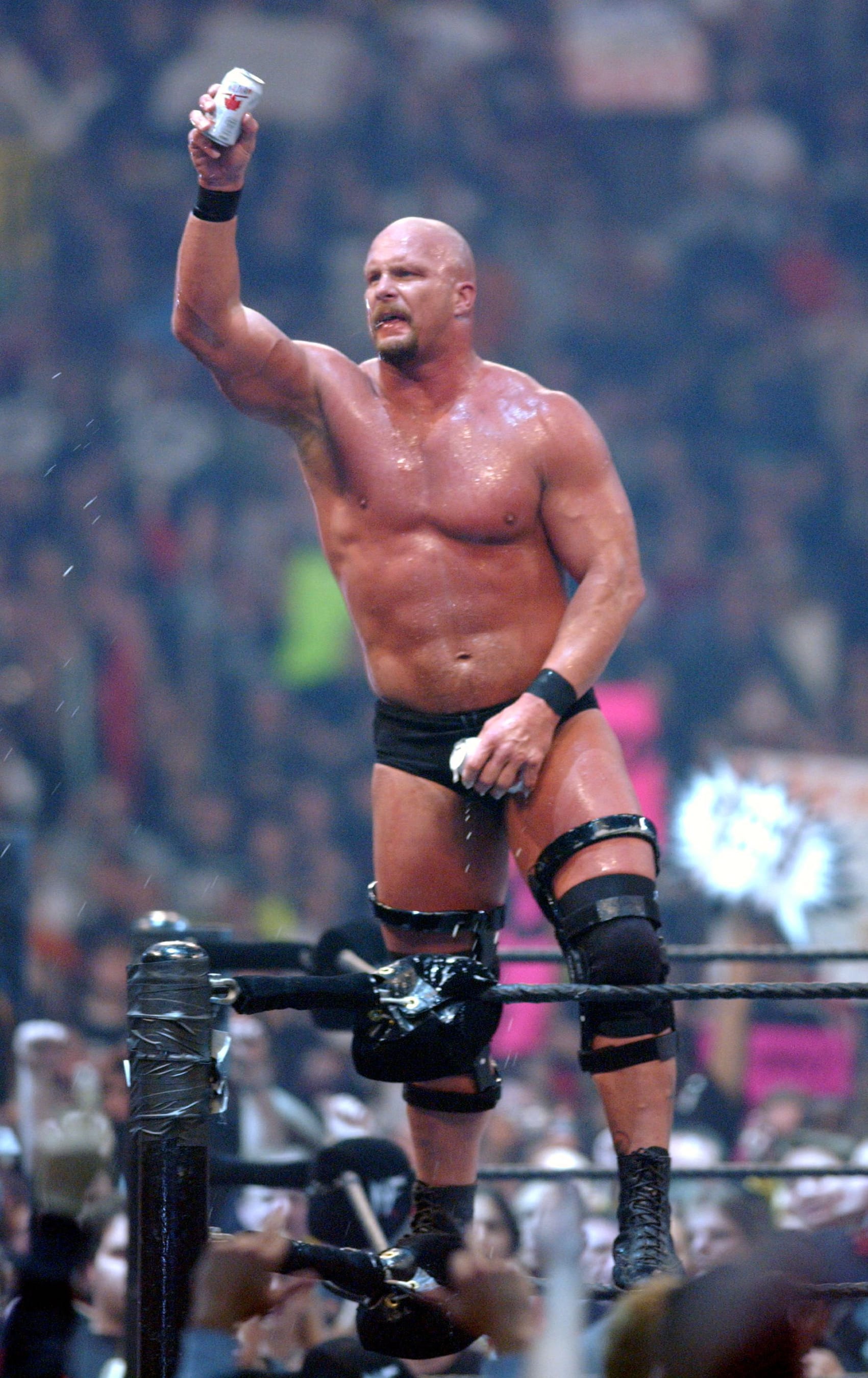 Stone Cold Steve Austin at Wrestlemania X8 (Photo by George Pimentel/WireImage)