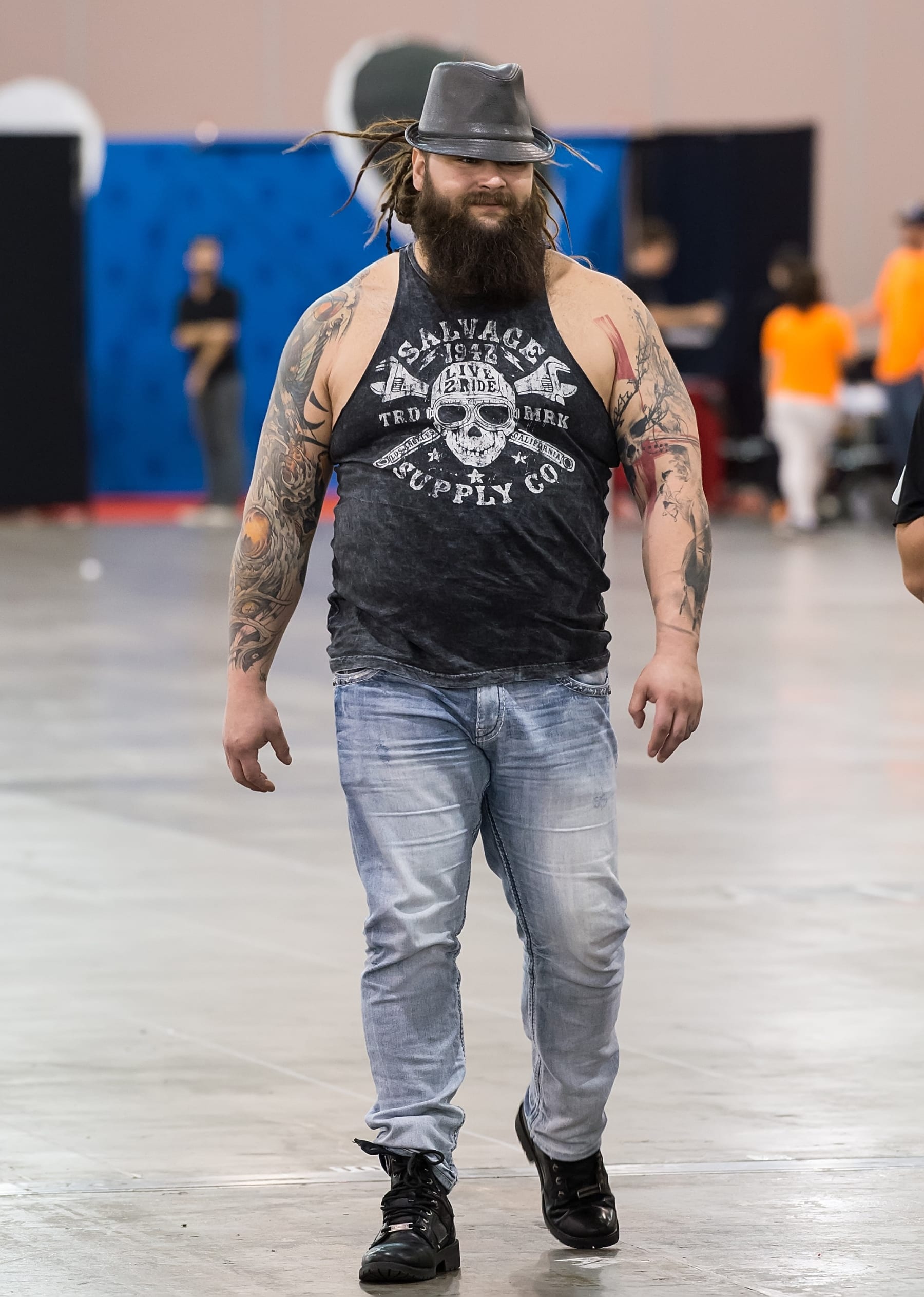 PHILADELPHIA, PA - JUNE 02:  WWE professional wrestler Bray Wyatt attends Wizard World Comic Con Philadelphia 2017 - Day 2 at Pennsylvania Convention Center on June 2, 2017 in Philadelphia, Pennsylvania.  (Photo by Gilbert Carrasquillo/Getty Images)